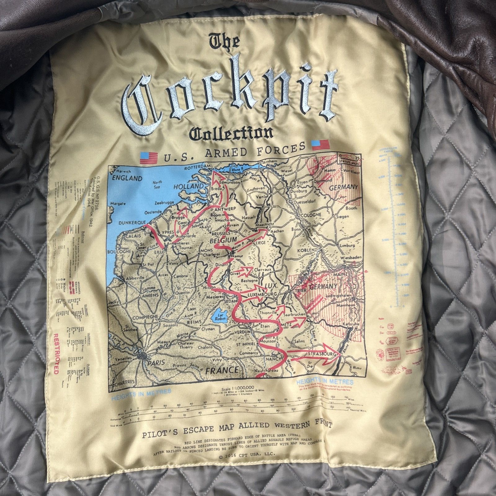 Cockpit USA Cockpit USA (AVIREX) Type G-1 Bomber Jacket Map Lined Size US XXL / EU 58 / 5 - 3 Thumbnail