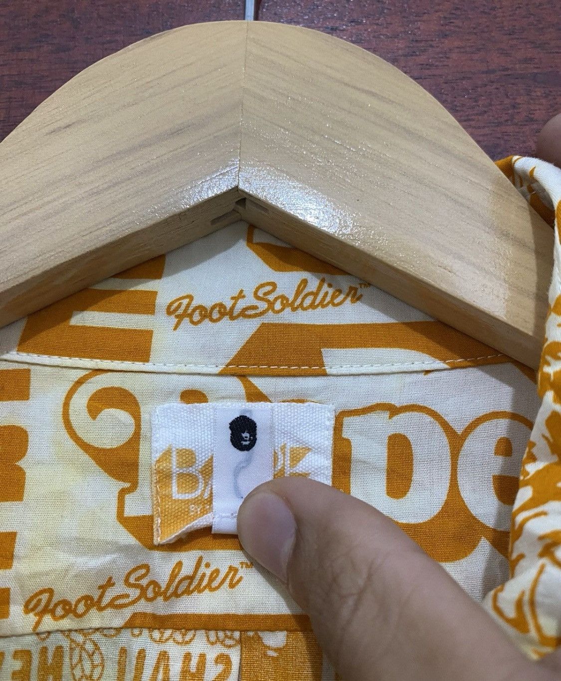Bape Bape All Logo Button Up Shirt Size US S / EU 44-46 / 1 - 10 Thumbnail