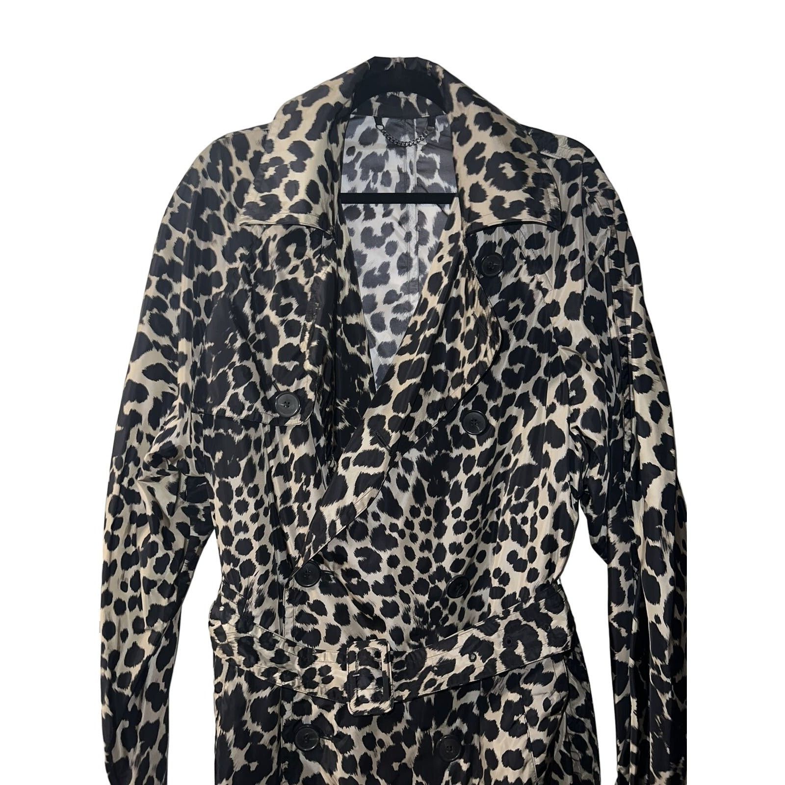 Dries Van Noten Dries Van Noten Double-Breasted Leopard Coat Size US M / EU 48-50 / 2 - 7 Thumbnail