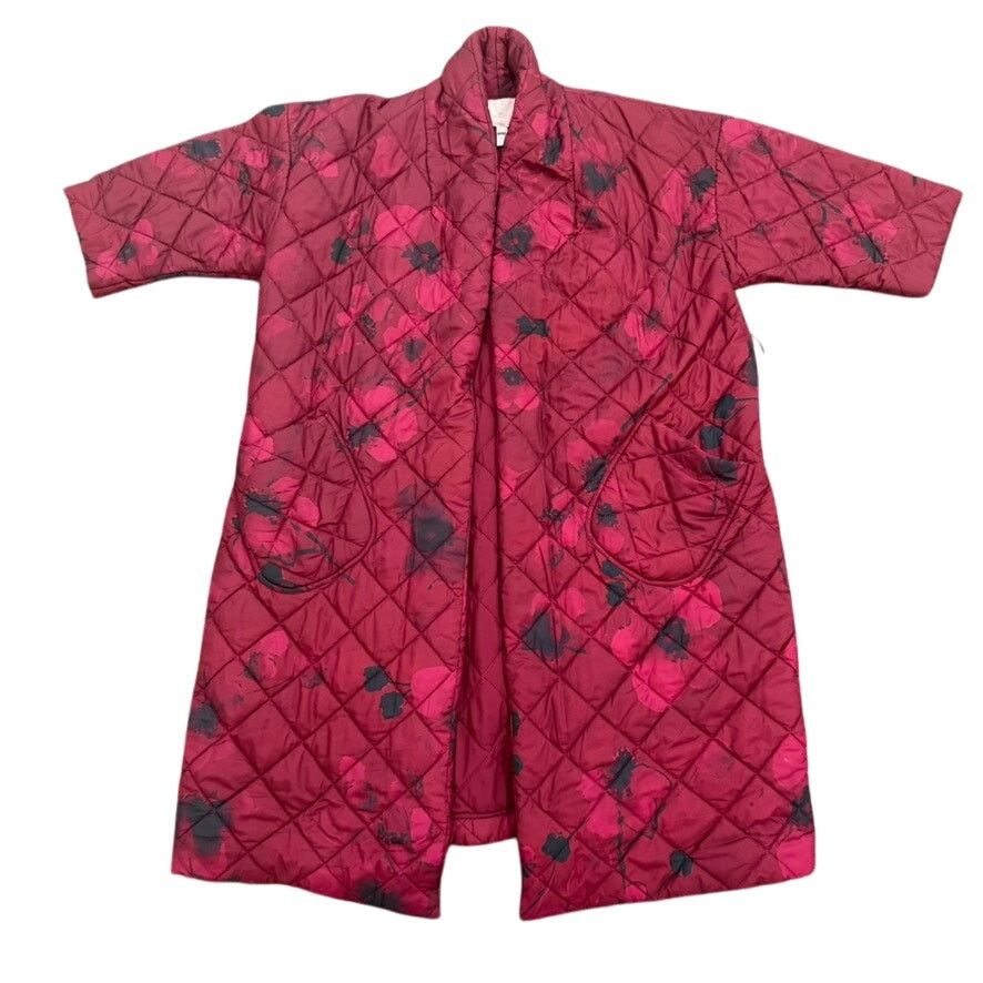 Hutch Hutch Mason Floral Short Sleeve Coat in Red Floral, Size L Size L / US 10 / IT 46 - 4 Thumbnail