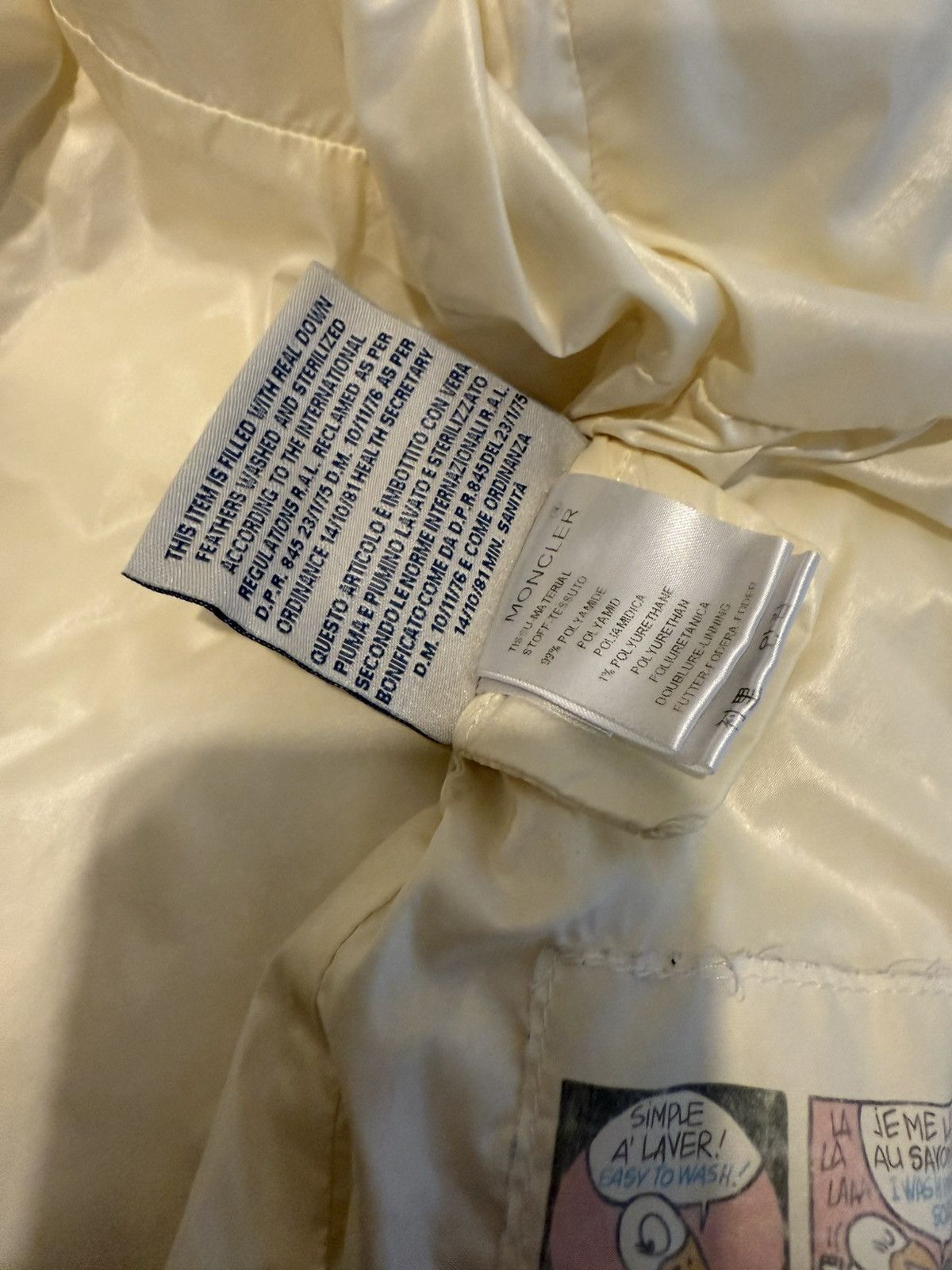 Moncler Moncler Women’s Jacket Jura Size 2 (S/M) Cream White Size S / US 4 / IT 40 - 12 Thumbnail