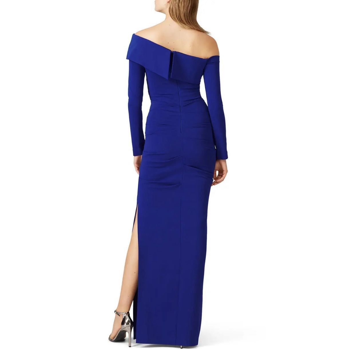 Nicole Miller Nicole Miller Structured Off Shoulder Gown Size 8 $495 MSRP Size M / US 6-8 / IT 42-44 - 4 Thumbnail