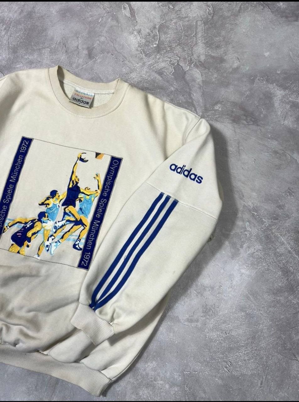 Adidas × Vintage Vintage Adidas Olimpic Games Munchen 72 Sweatshirt Size US L / EU 52-54 / 3 - 6 Thumbnail