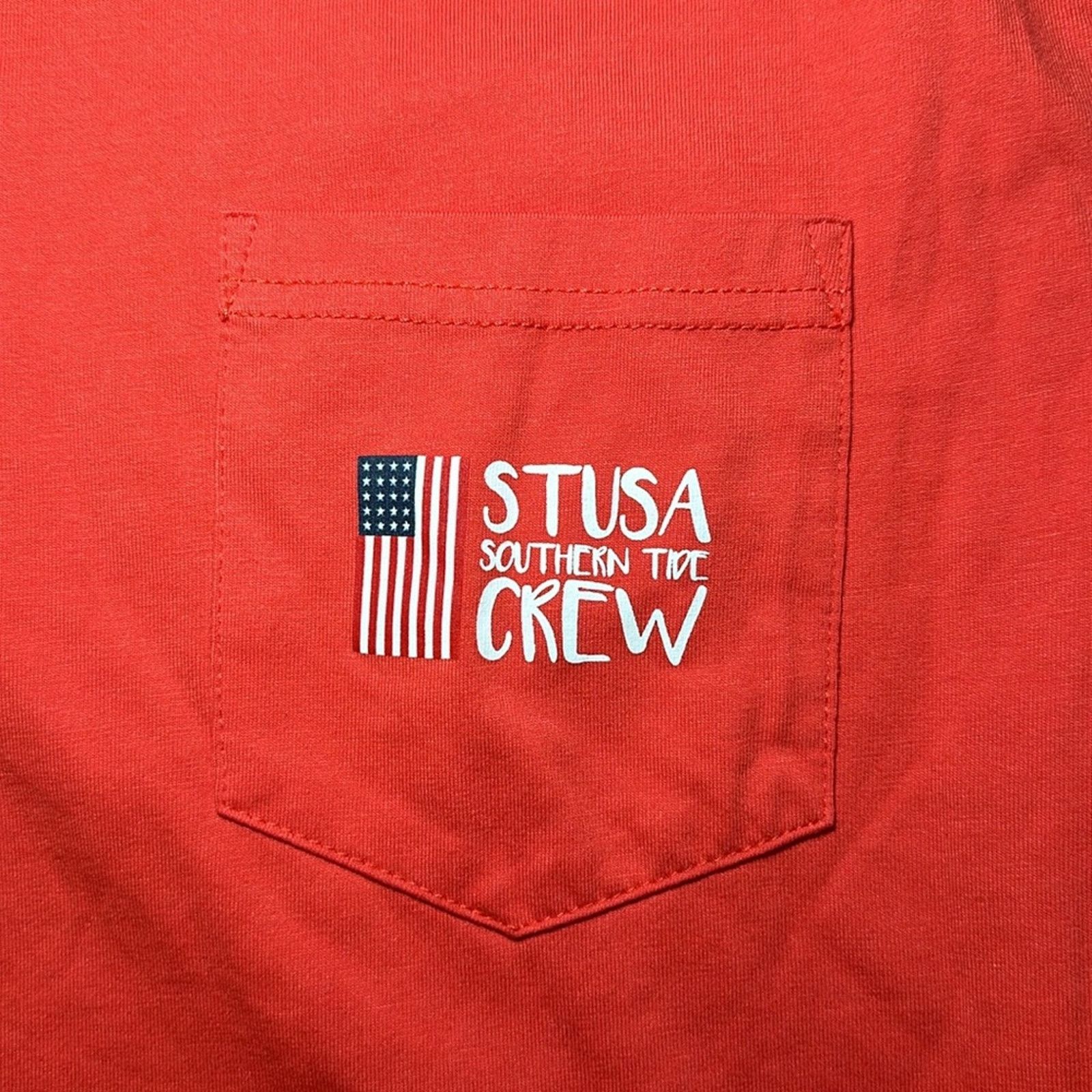 Southern Tide Southern Tide STUSA Crew Pocket Tee - Small Size US S / EU 44-46 / 1 - 5 Thumbnail