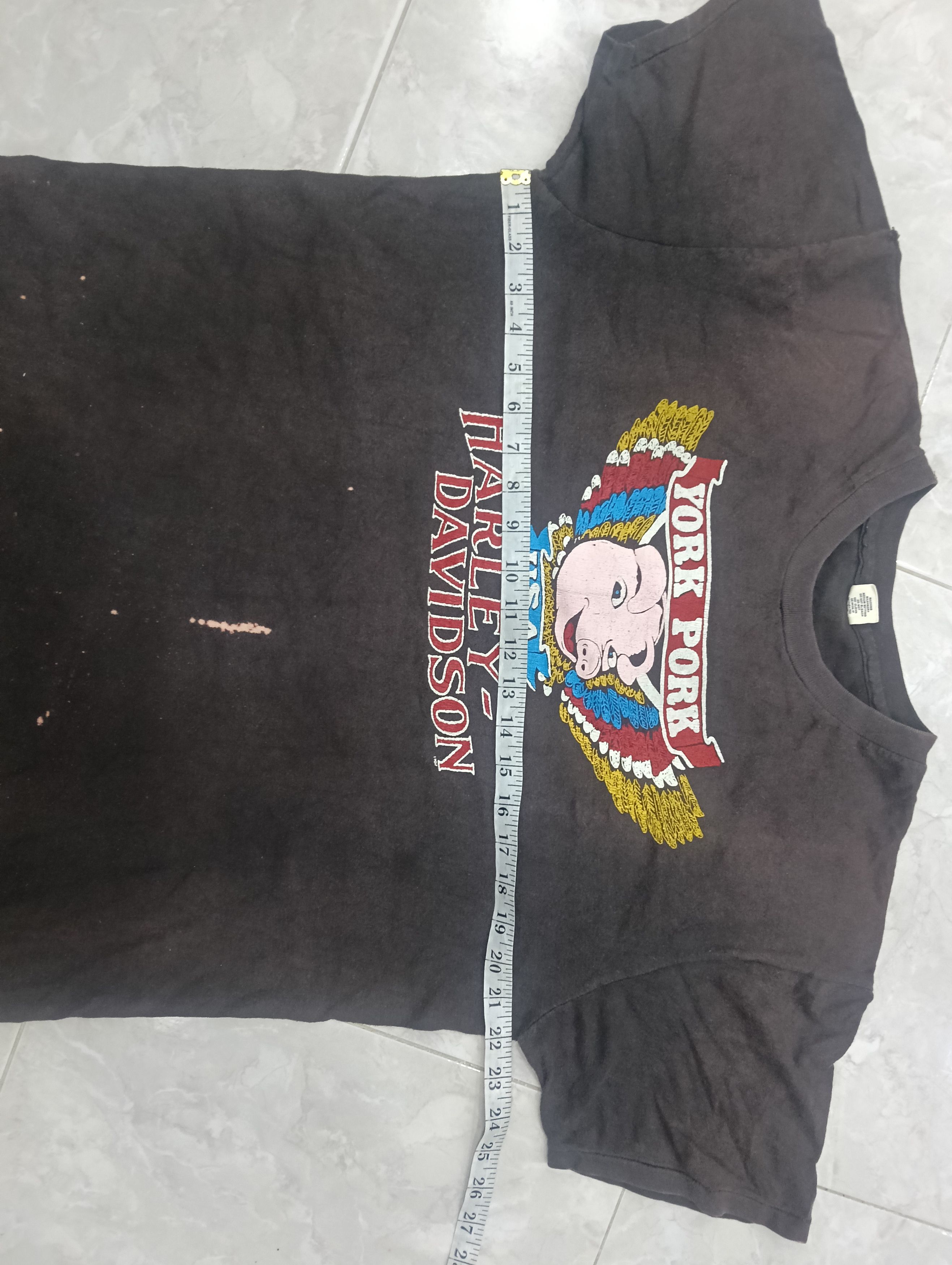 Harley Davidson Rare Harley Davidson York Pork 1980 Size US L / EU 52-54 / 3 - 10 Thumbnail