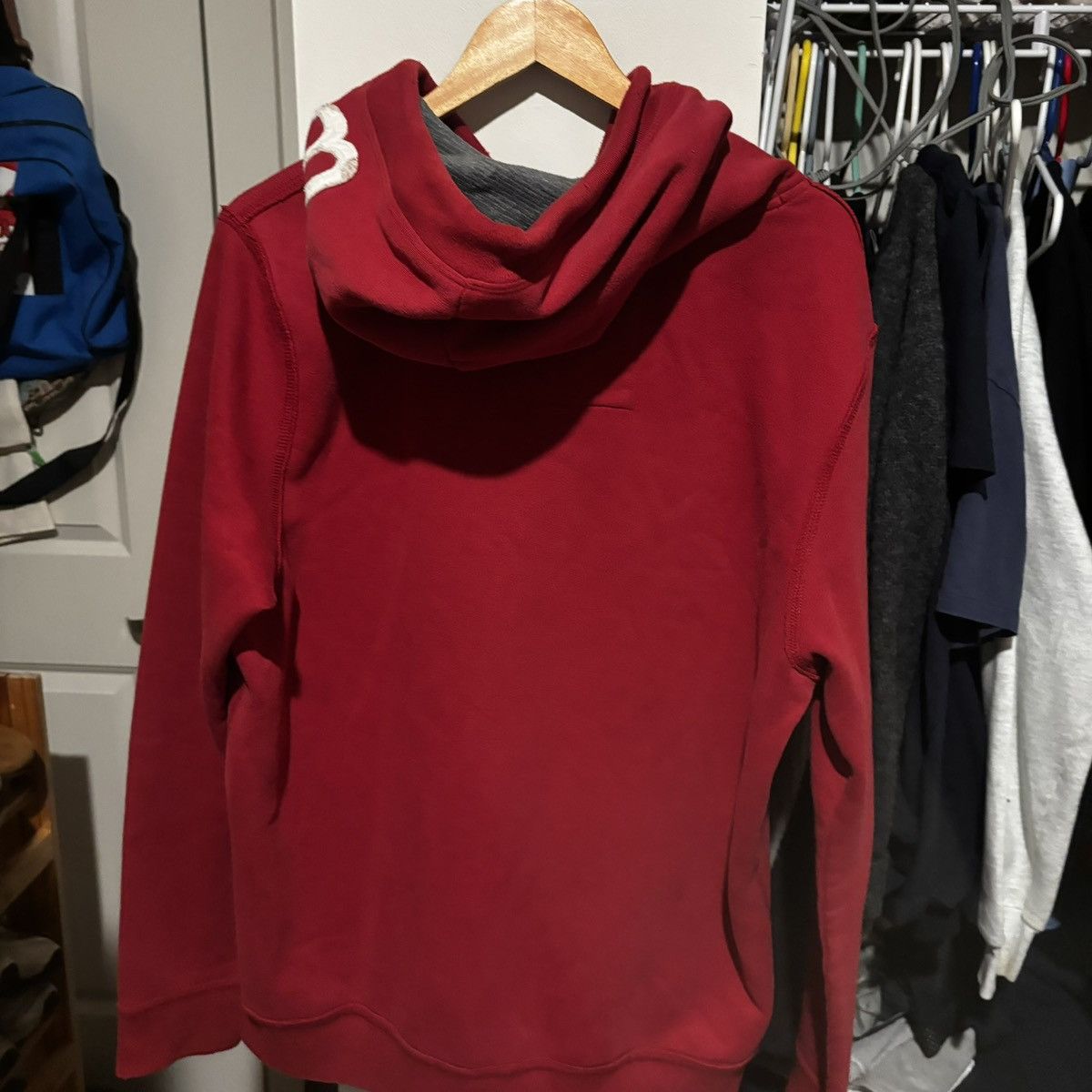 Aeropostale Aeropostle 87 Embroidered Faded Varsity Hoodie Size US XL / EU 56 / 4 - 4 Thumbnail