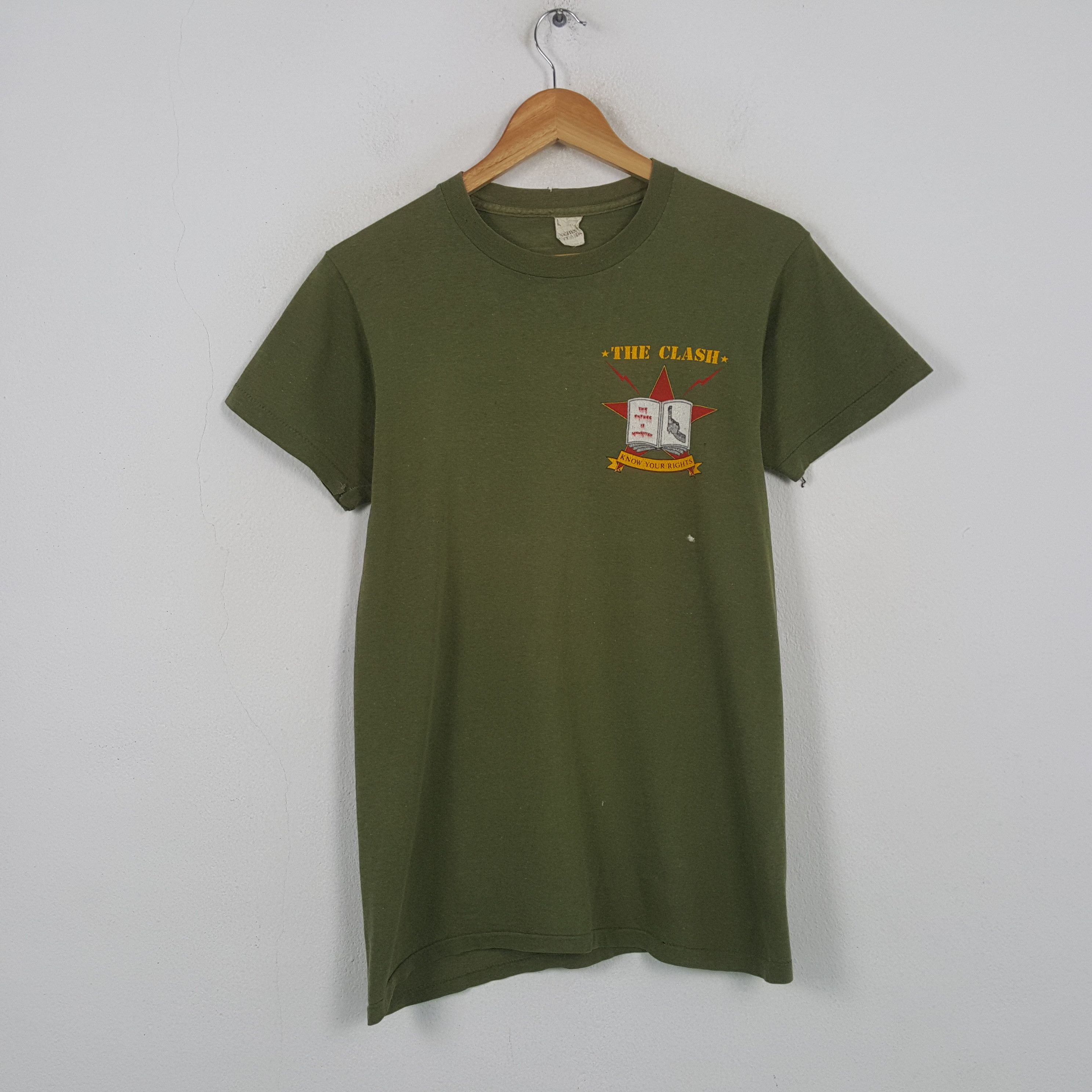 Band Tees Vintage 80's The Clash English Rock Band T-shirt 32 Size US S / EU 44-46 / 1 - 3 Thumbnail