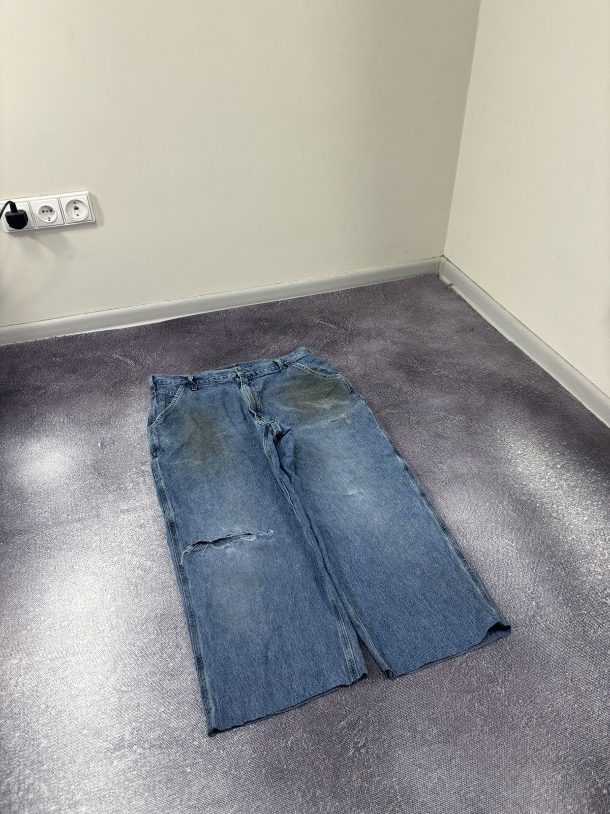 Carhartt Vintage Carhartt USA Dungaree Fit Workwear Denim Baggy Jeans Size US 36 / EU 52 - 10 Thumbnail