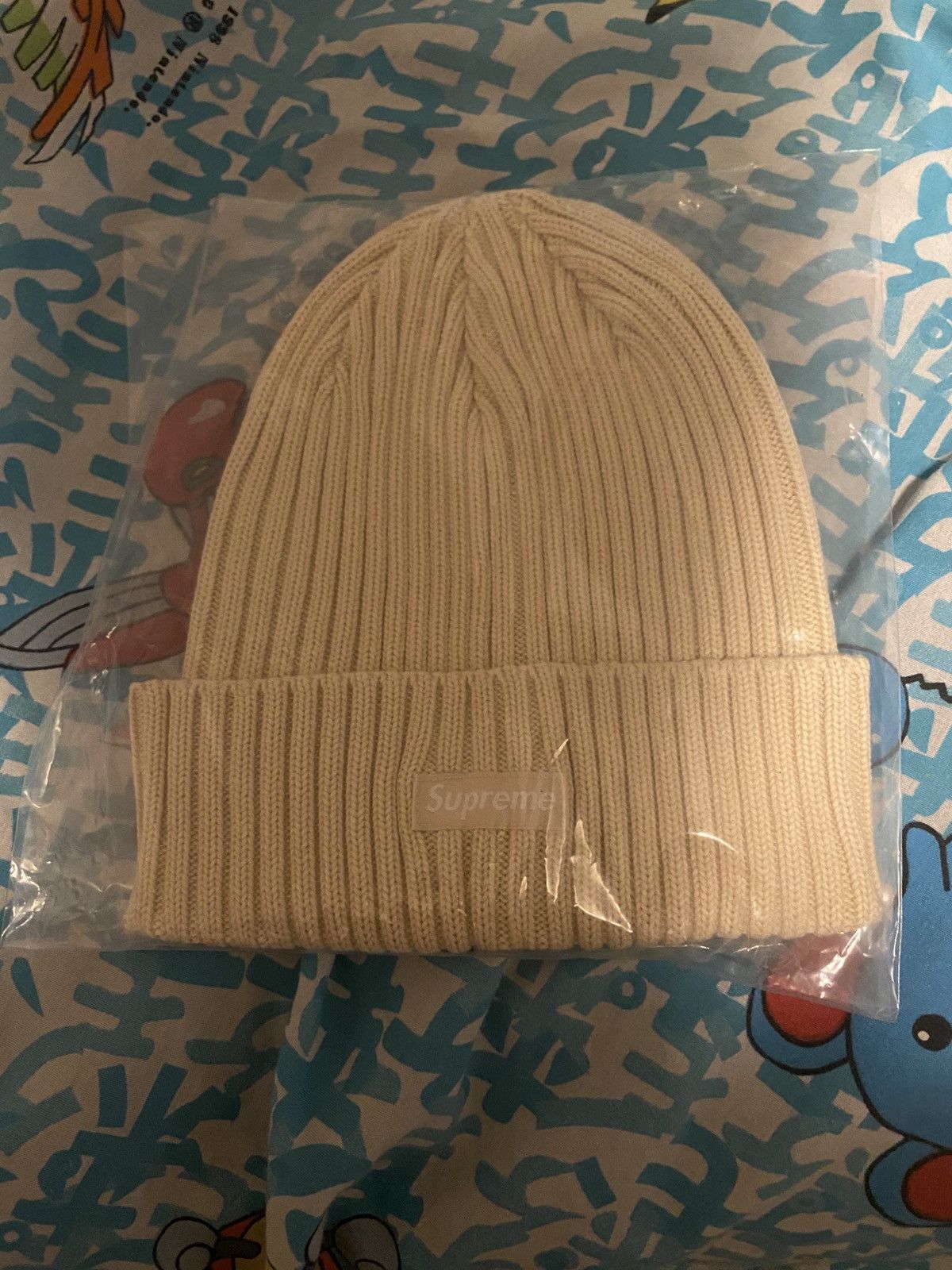 Supreme Overdyed Beanie Light Tan