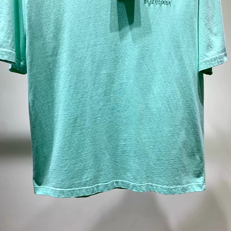 Balenciaga Balenciaga Mint Green Short Sleeve Size US XS / EU 42 / 0 - 4 Thumbnail