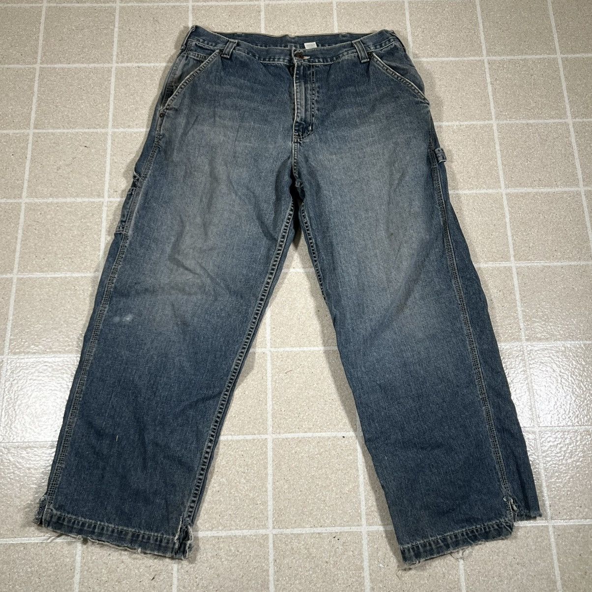 Abercrombie & Fitch VTG Abercrombie Fitch Jeans 32x28 Carpenter USA Baggy Pants Size US 32 / EU 48 - 9 Thumbnail
