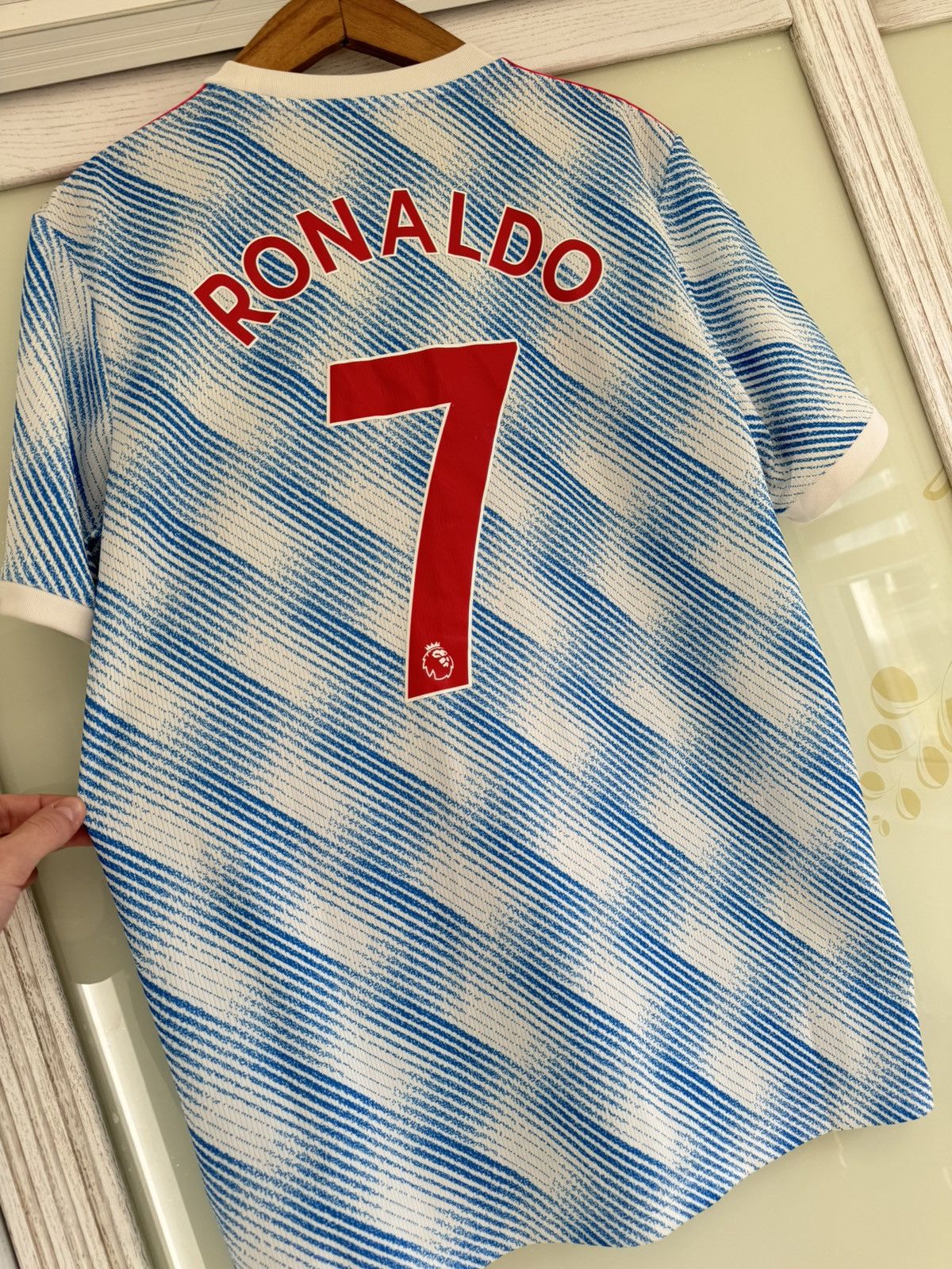 Adidas Ronaldo #7 Manchester United 2021-2022 Away Soccer Jersey Size US L / EU 52-54 / 3 - 7 Thumbnail