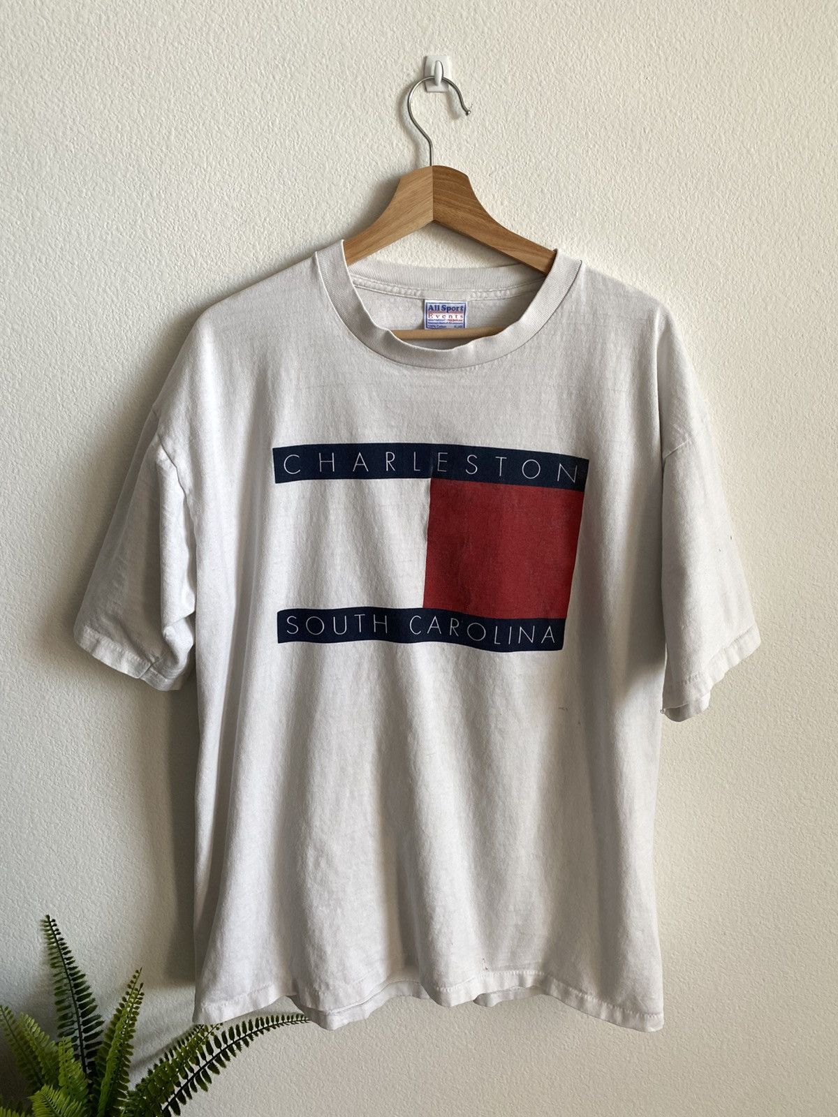 Vintage Vintage 90s South Carolina Single Stitch Tee Size US XL / EU 56 / 4 - 1 Thumbnail