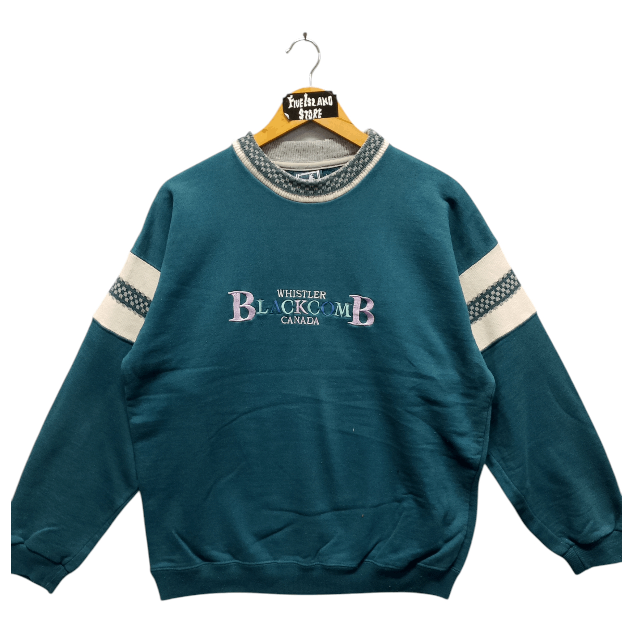 Vintage Vintage Whistler Blackcomb Canada Crewneck Sweatshirt Size US M / EU 48-50 / 2 - 1 Thumbnail