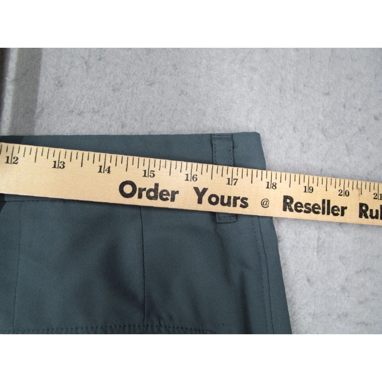 J.Lindeberg J. Lindeberg Pants Mens 34 Green Troon Micro Twill Golf Chinos 34x32 Regular Flat Front 5-Pocket Logo Lightweight Comfortable Size US 34 / EU 50 - 5 Thumbnail