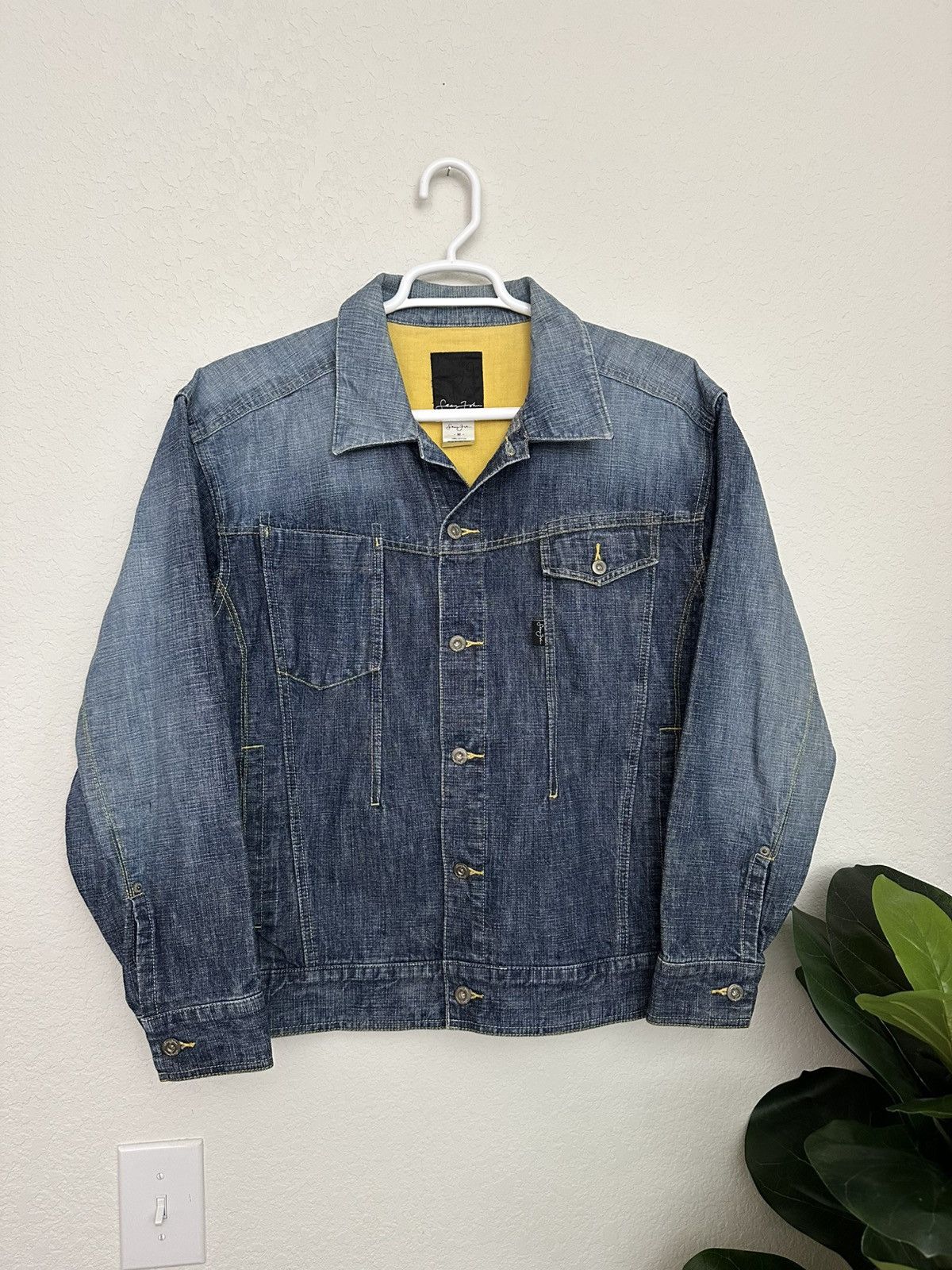 Sean John × Vintage Vintage 90s Y2K Sean Jean Denim Jacket Size US M / EU 48-50 / 2 - 2 Thumbnail