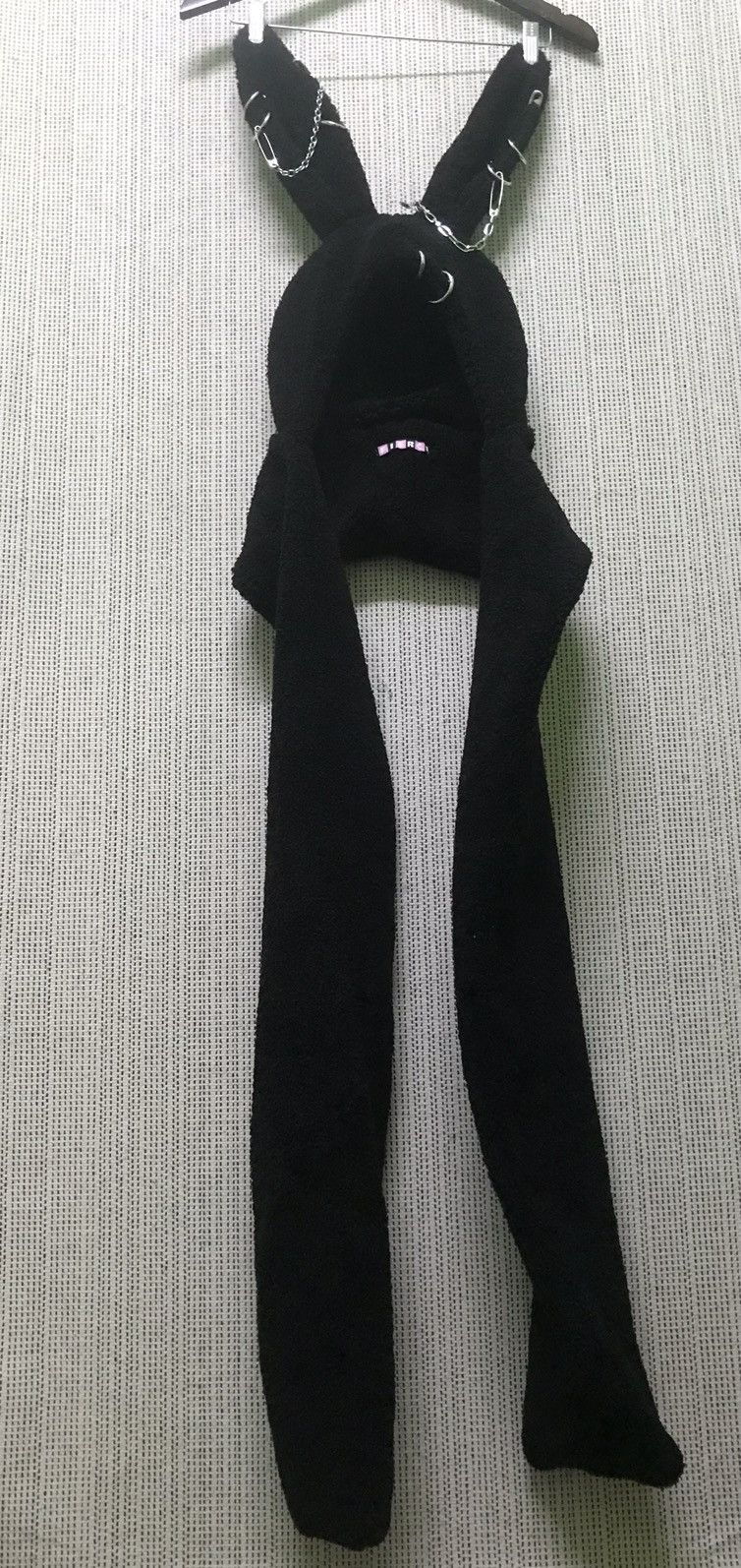 If Six Was Nine punk‼️ vtg y2k raccoon face beanie hat japan street style Size ONE SIZE - 2 Thumbnail