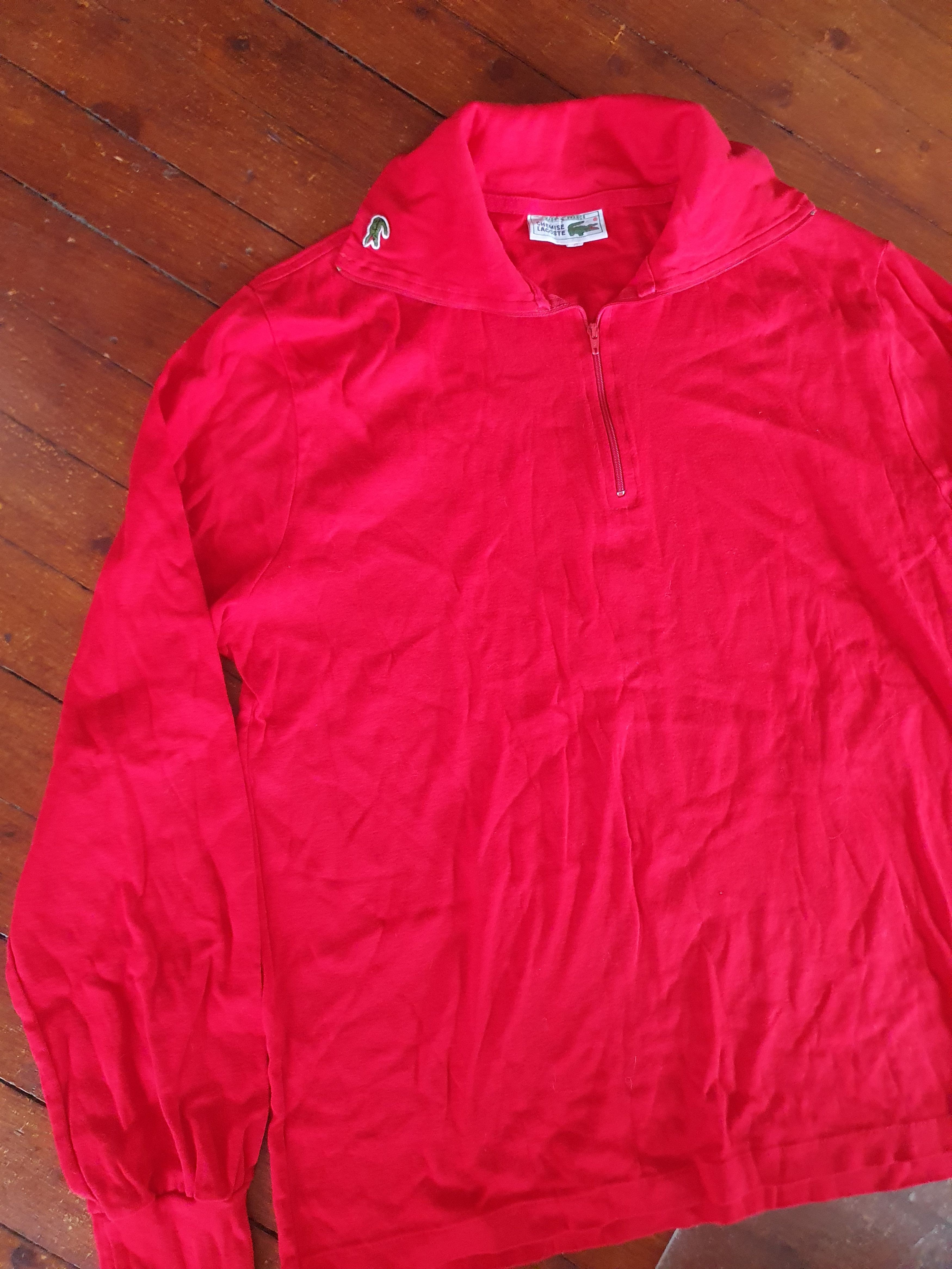 Lacoste Lacoste Chemise Vtg 1/4 zip Long Sleeve polo sz S Size US S / EU 44-46 / 1 - 5 Thumbnail