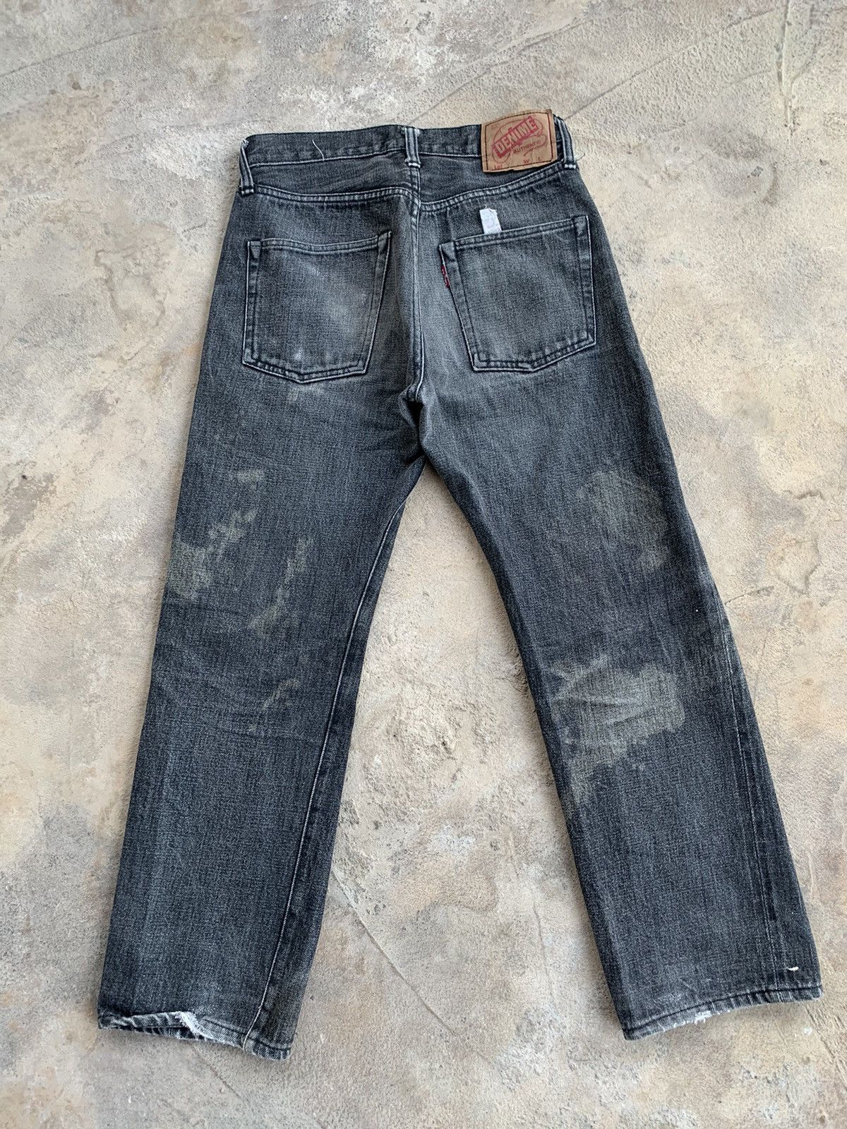Denime × Japanese Brand Denime Selvedge Distressed Denim Size US 28 / EU 44 - 1 Thumbnail