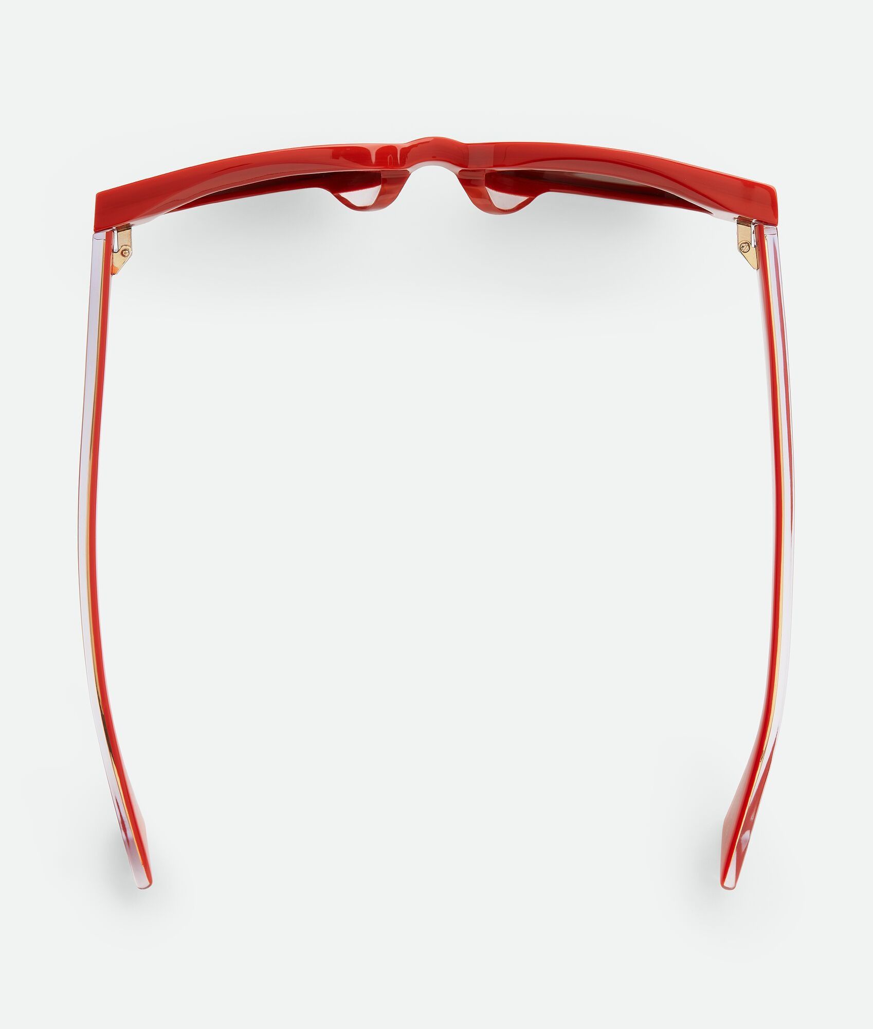 Bottega Veneta o1n1vont0525 Size: OS / Tri-Fold Square Sunglasses in Orange Size ONE SIZE - 3 Thumbnail