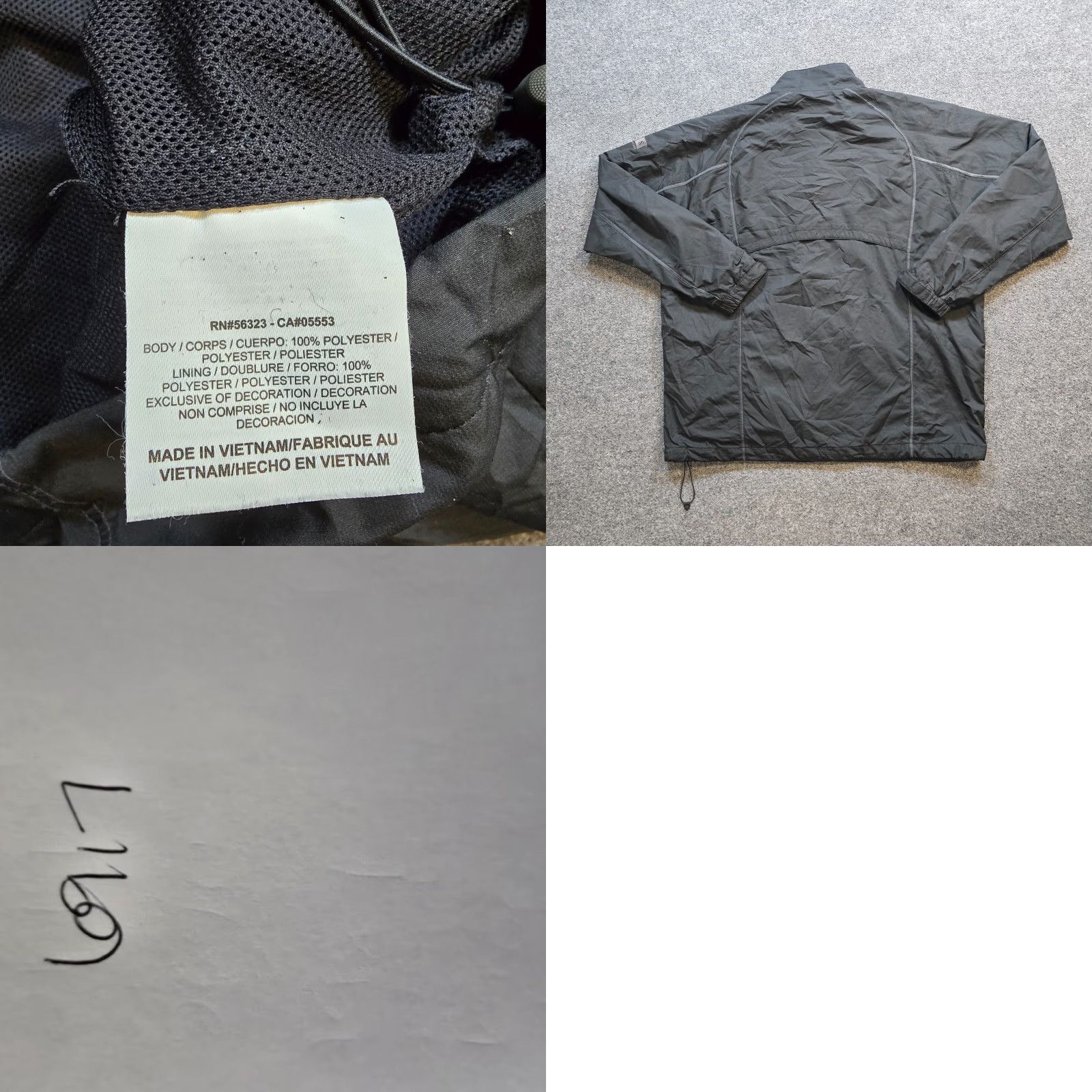 Nike Nike Jacket Mens XL Black Golf Full Zip Pockets Lined Windbreaker Casual Sports Athleisure Windbreaker, Nike Golf, Full Zip, Lined, Golf, Black, Mens Size US XL / EU 56 / 4 - 8 Thumbnail
