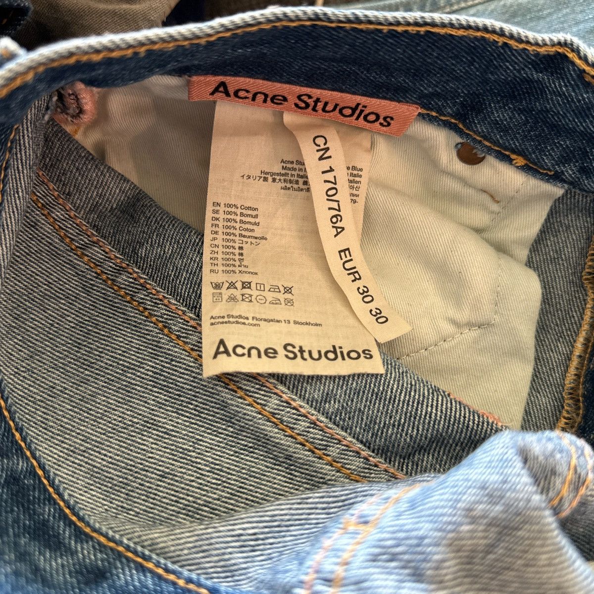 Acne Studios Acne Studios 2022 Vintage Blue Jeans Size US 30 / EU 46 - 6 Thumbnail