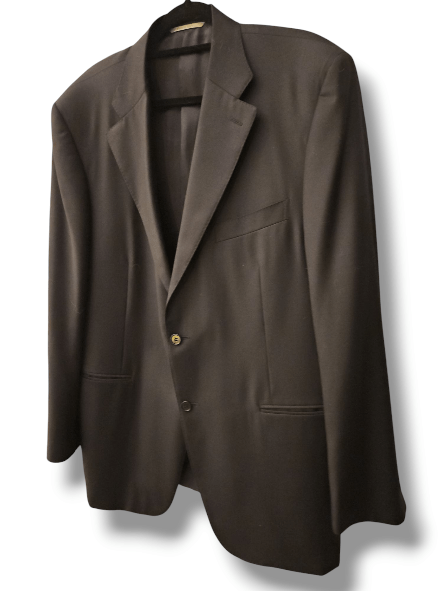 Canali Black Suit Coat by Canali Blazer 48R (US) 58R (EU) Size 48R - 15 Thumbnail