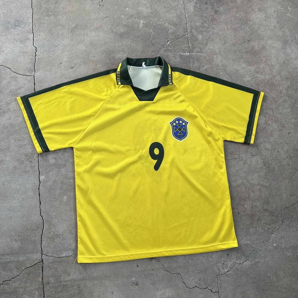 Other Brazil 9 Ronaldo Jersey Home 2002 World Cup L Size US L / EU 52-54 / 3 - 7 Thumbnail