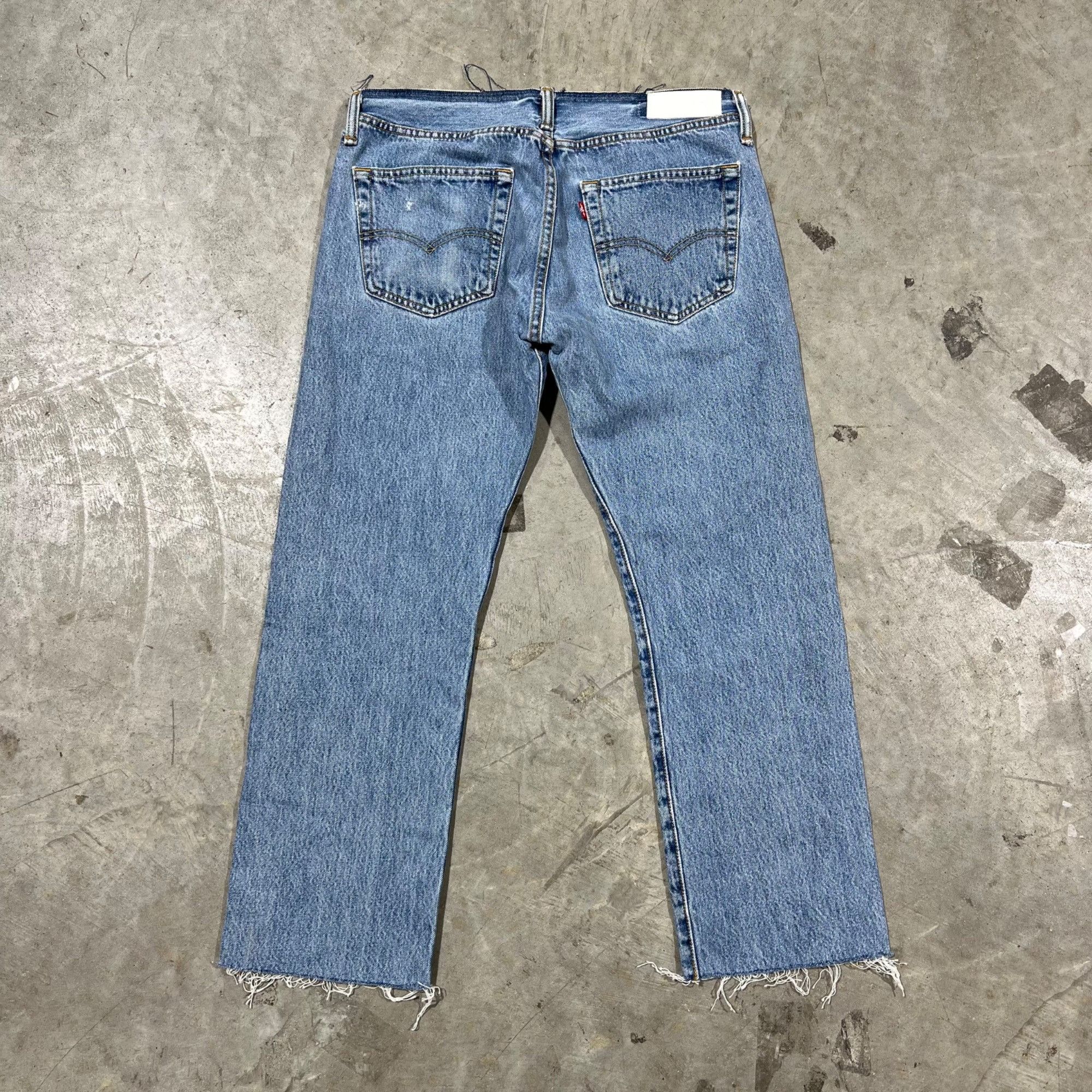 Levi's × RE/DONE $395 NEW RE/DONE x LEVI'S High Rise Stove Pipe Jeans Sz 26 Size 26" / US 2 / IT 38 - 9 Thumbnail