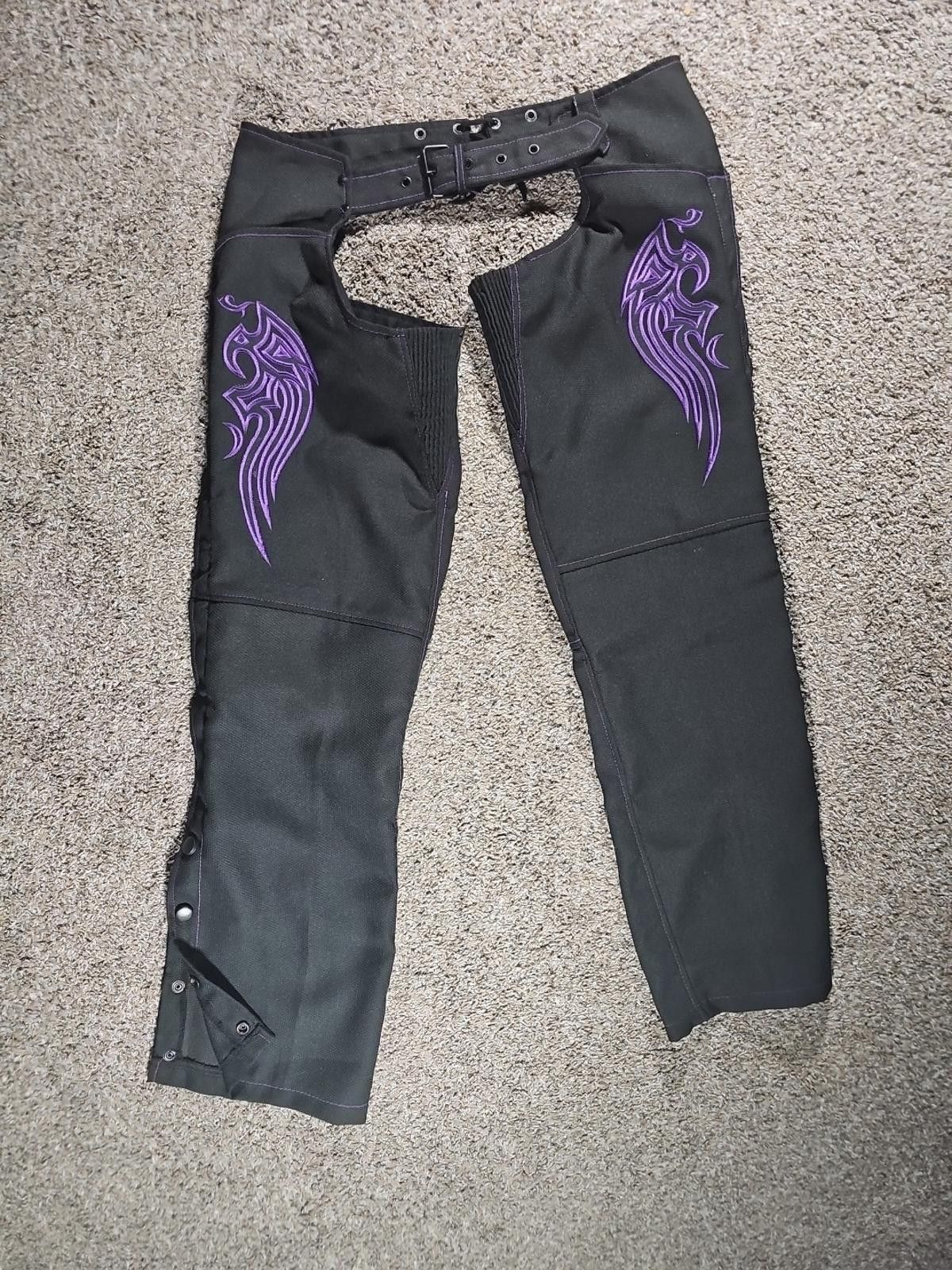 Other Vance Leather's NYLON & MESH Motorcycle Chaps XL Riding Gear Size ONE SIZE - 7 Thumbnail