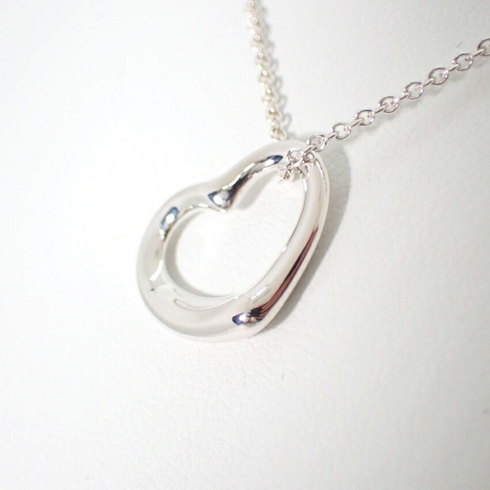 Tiffany & Co. Open Heart Pendant Necklace