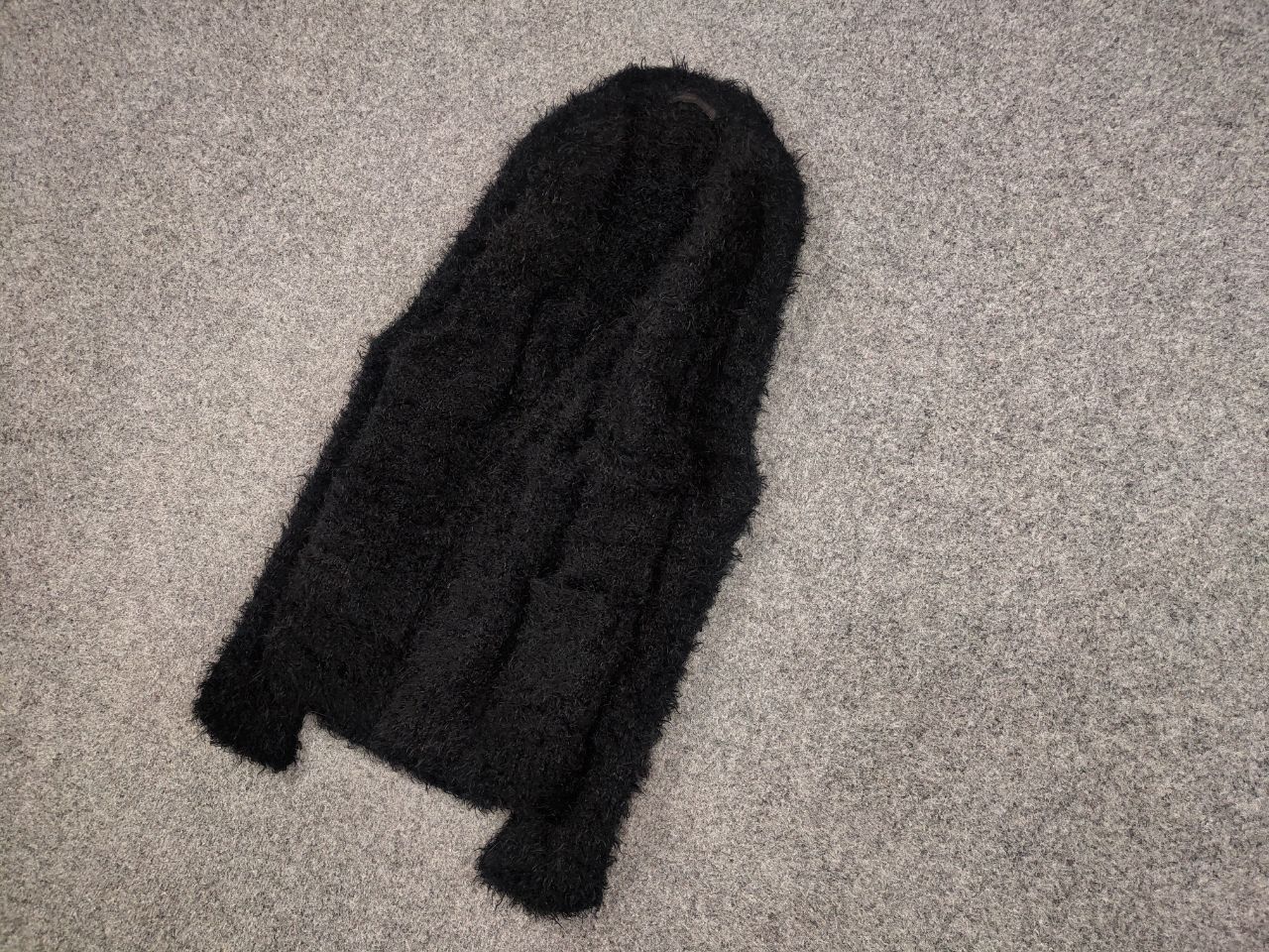 Japanese Brand × Vintage Vintage 90's Japanese Cardigan Mohair Style Fuzzy Sweater Size US M / EU 48-50 / 2 - 2 Thumbnail