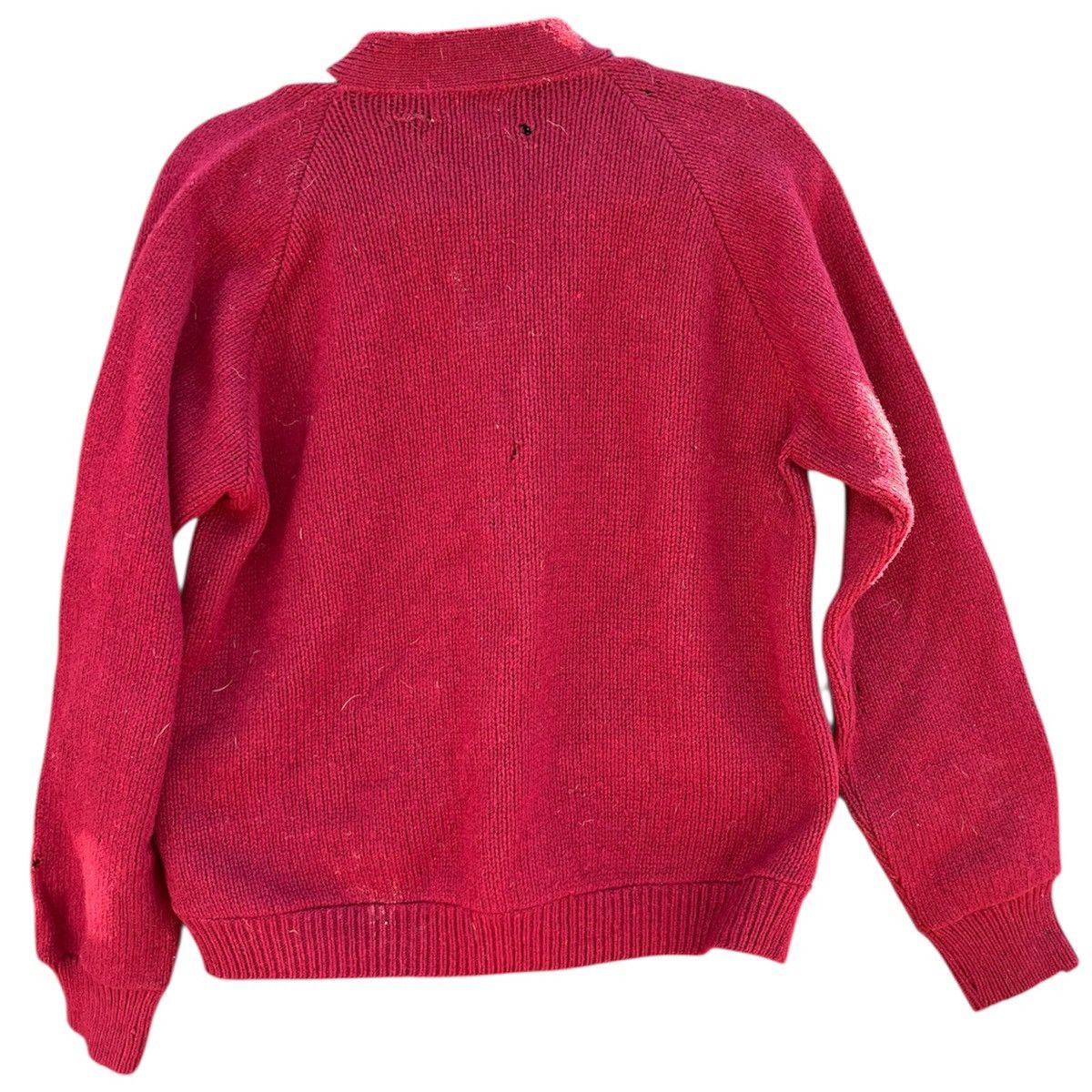 Vintage 1960’s Palle di Moda Vintage Wool Suede Checkered Cardigan Size US L / EU 52-54 / 3 - 2 Thumbnail