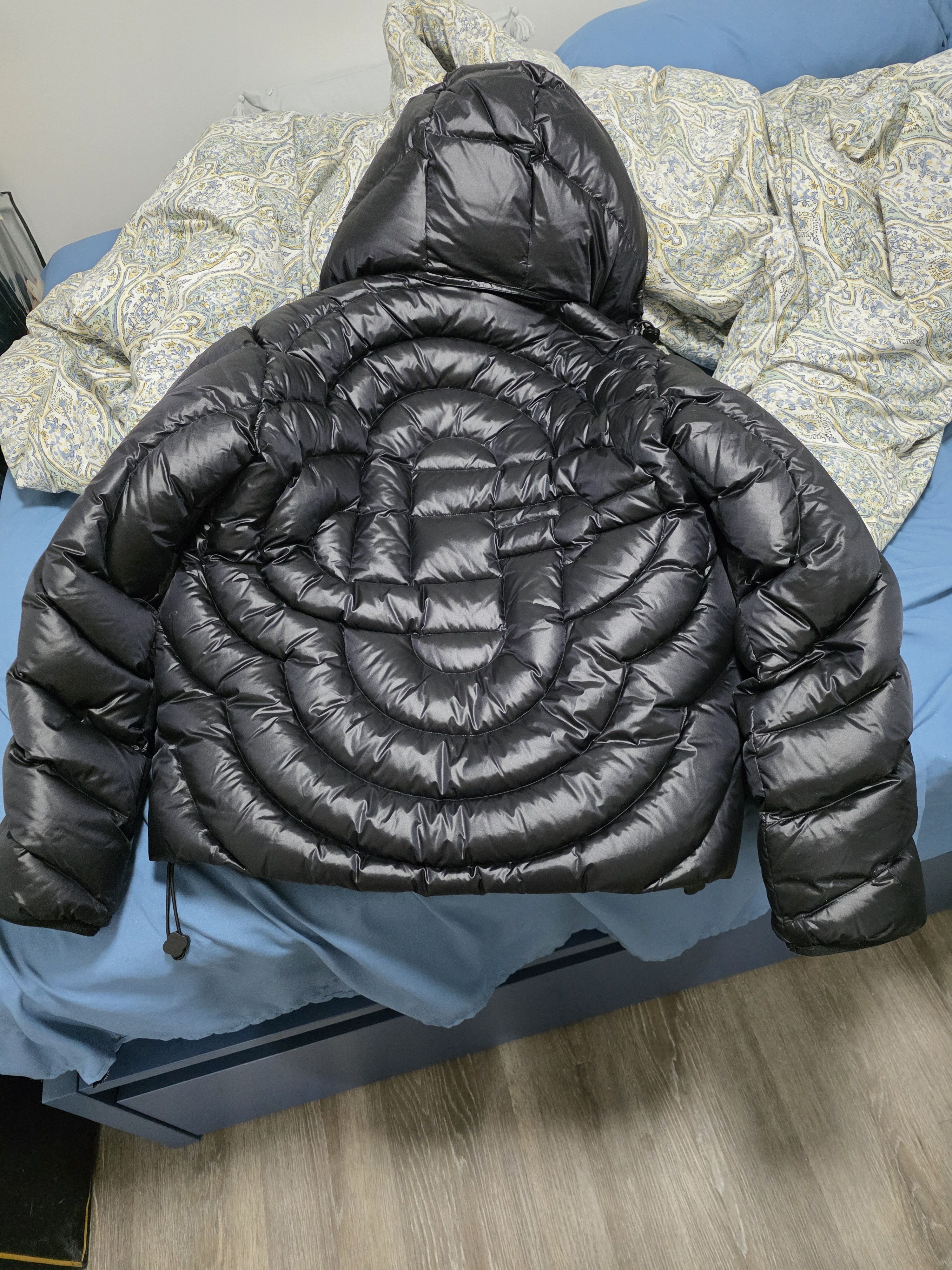 Casablanca Monogram Quilted Down Puffer Jacket Size US XL / EU 56 / 4 - 10 Thumbnail
