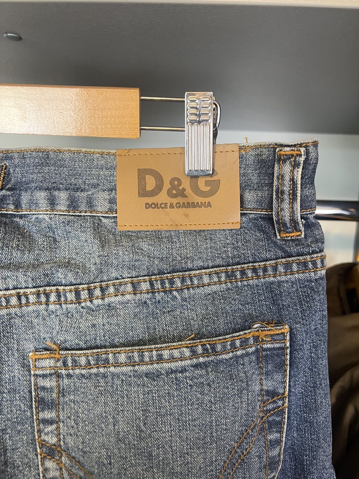 Dolce & Gabbana Vintage Dolce Gabbana Y2K big logo Jeans pants Size US 34 / EU 50 - 6 Thumbnail