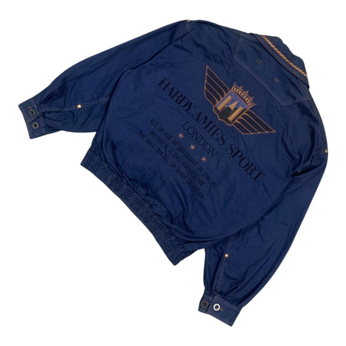 Hardy Amies Vtg Hardy Amies London Sport Marine Jacket Size US L / EU 52-54 / 3 - 6 Thumbnail