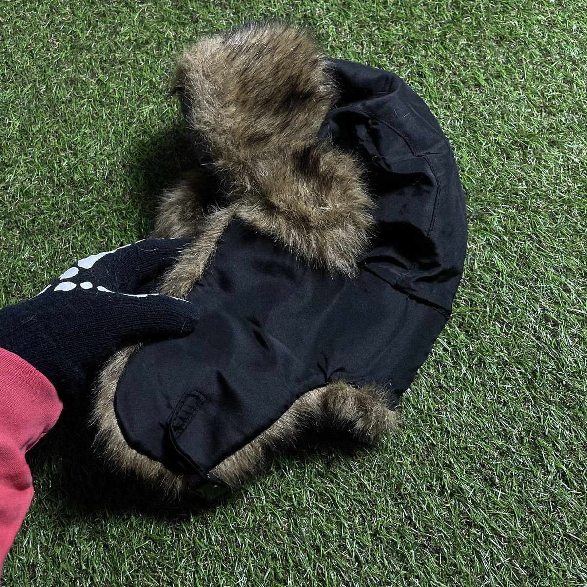 Vintage Vintage Y2K Fuzzy Mohair Beanie Ushanka Alt Goth Workwear OS Size ONE SIZE - 4 Thumbnail