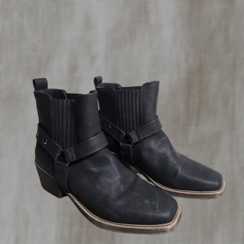 Vintage True Craft Black Suede Slip-On Booties Women's Size 8.5 Casual Work Size US 8.5 / IT 38.5 - 1 Thumbnail