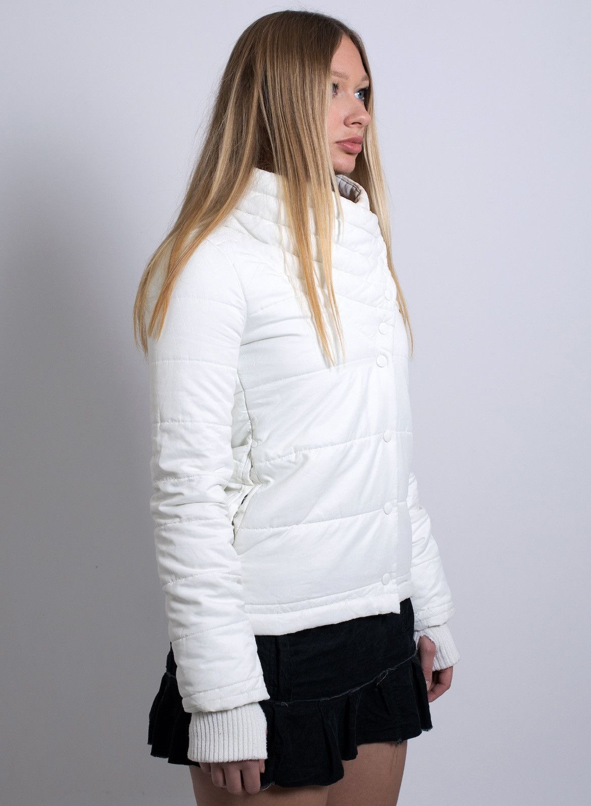 Lip Service Lip Service Asymmetric Alien Puffer Jacket Size S / US 4 / IT 40 - 4 Thumbnail