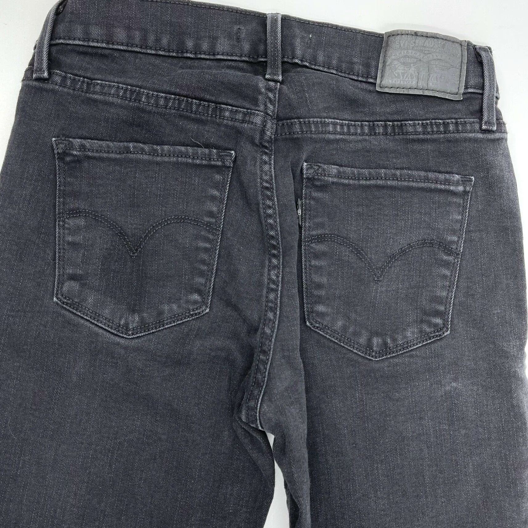 Levi's Levis 311 Shaping Skinny Jeans Womens Size 27 Black Denim Mid Rise STAIN Size 27" / US 4 / IT 40 - 4 Thumbnail