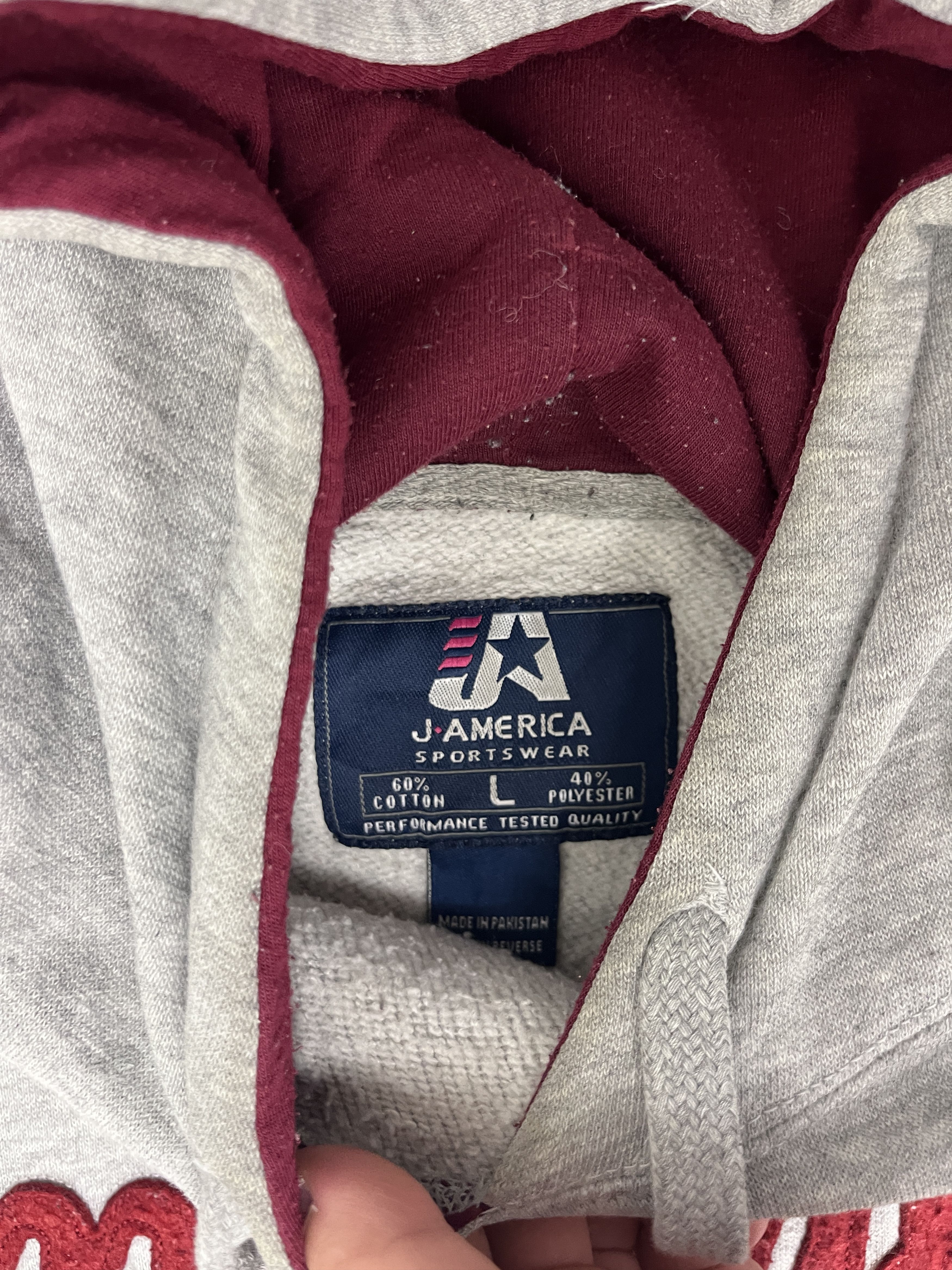 Vintage Montana Grizzlies Stitched Vintage Grey Hoodie Sweater Size US L / EU 52-54 / 3 - 6 Thumbnail