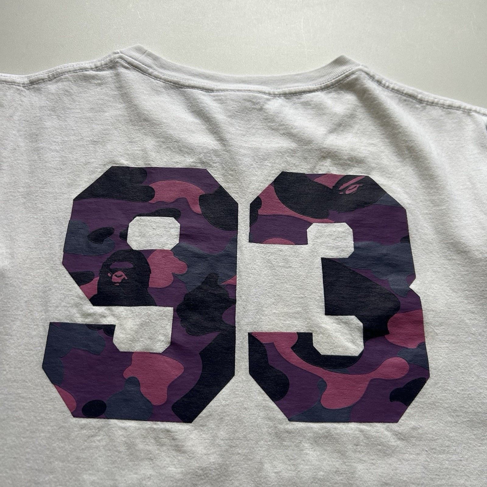 Bape A Bathing Ape Bape Shirt Large Purple Camo 93 Single Stitch Size US L / EU 52-54 / 3 - 4 Thumbnail
