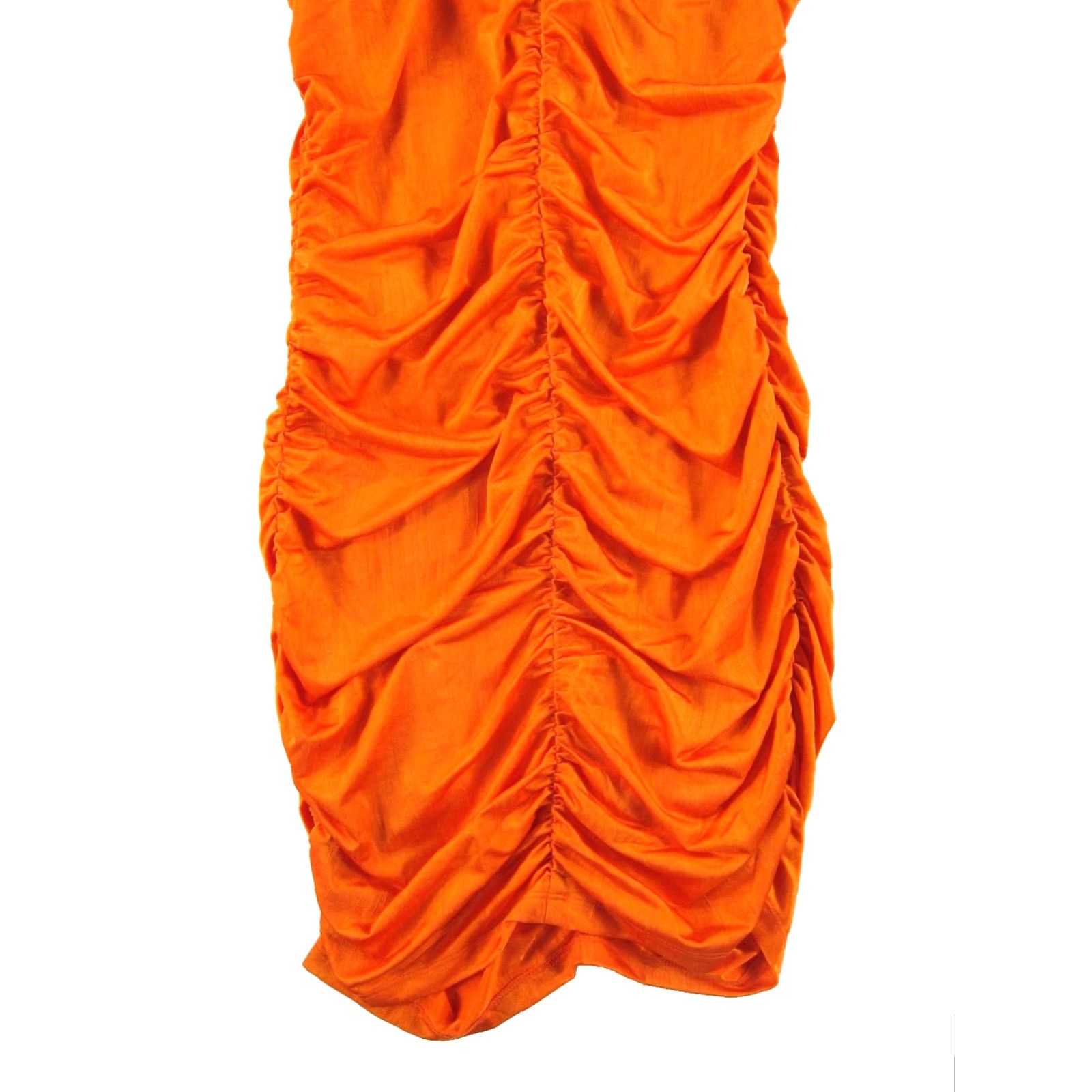 superdown Super Down x Revolve Mini Orange Dress Ruching Zip NWT M Orange Dress Women Sleeveless Halter Zip Ruched 95% polyester 5% spandex NWT Size M / US 6-8 / IT 42-44 - 6 Thumbnail