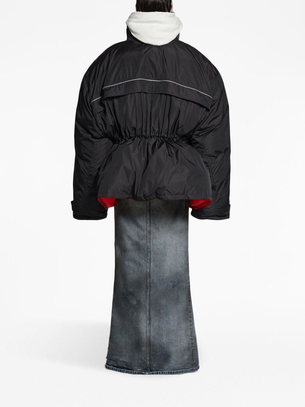 Balenciaga o1w1db10425 Wrap Parka in Black Size US M / EU 48-50 / 2 - 4 Thumbnail