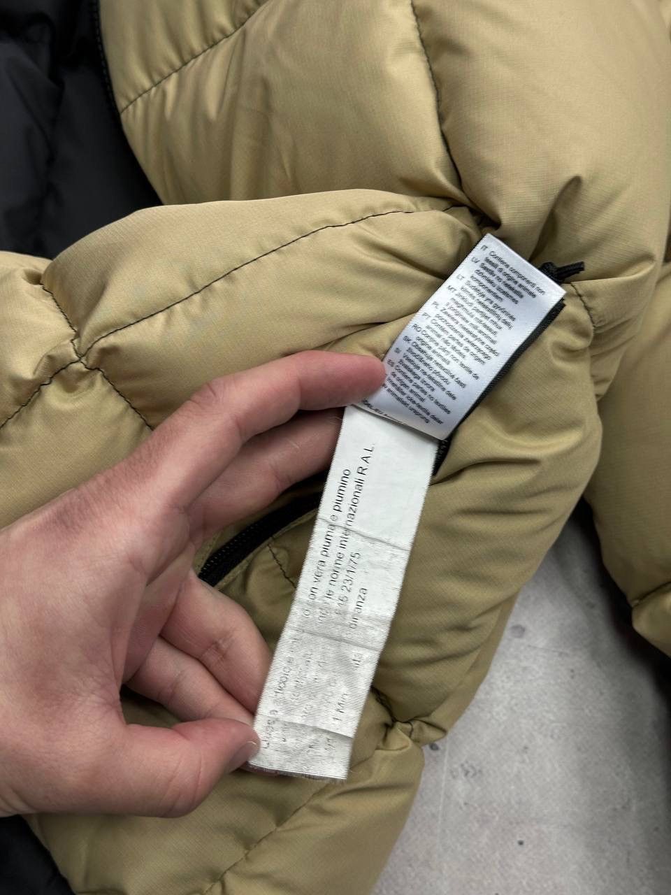 The North Face The North Face 1996 700 Nuptse Down Jacket Beige Black L Size US L / EU 52-54 / 3 - 13 Thumbnail