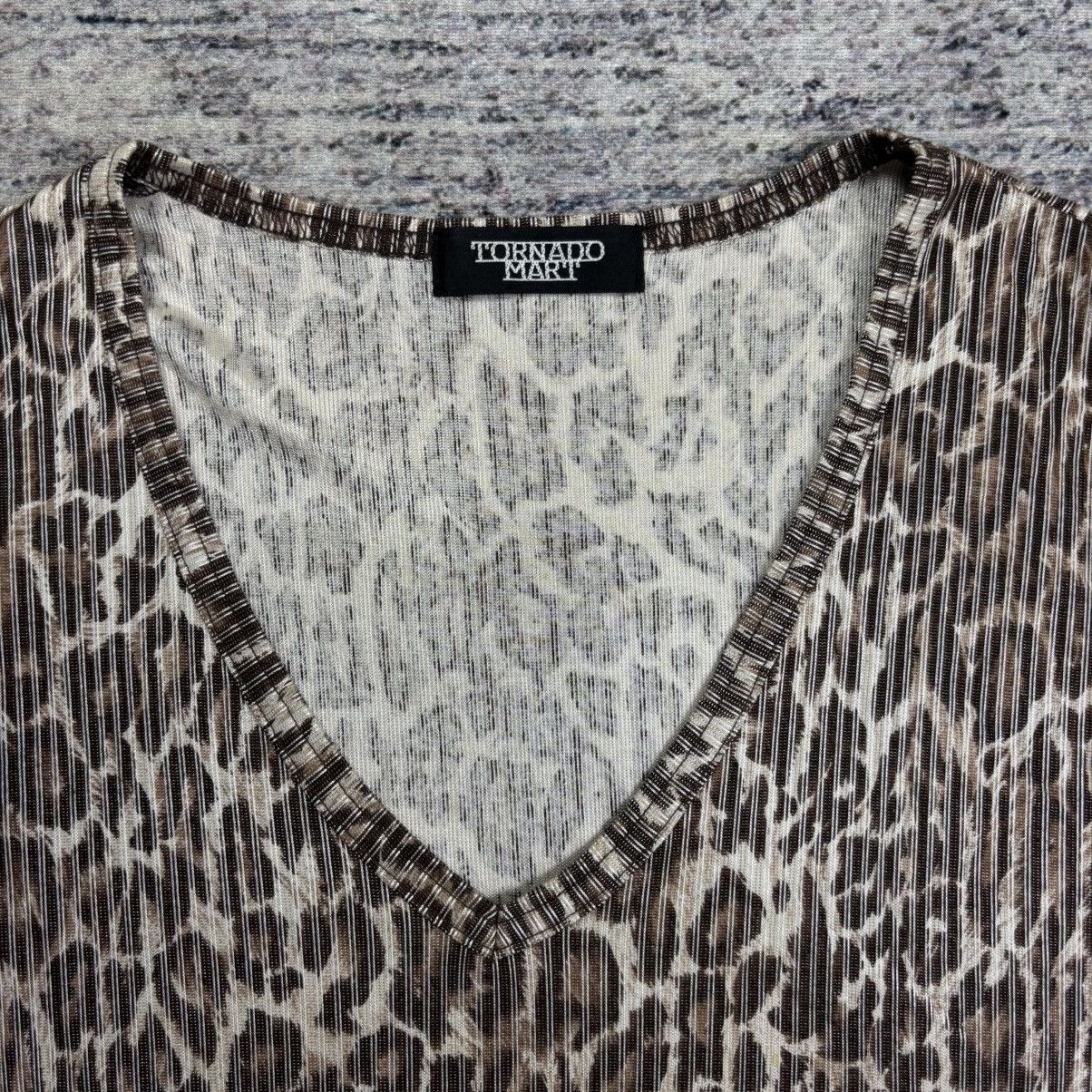 Tornado Mart 2000s Tornado Mart - Vkei Gyaru Style Leopard Long Sleeve Size US M / EU 48-50 / 2 - 6 Thumbnail