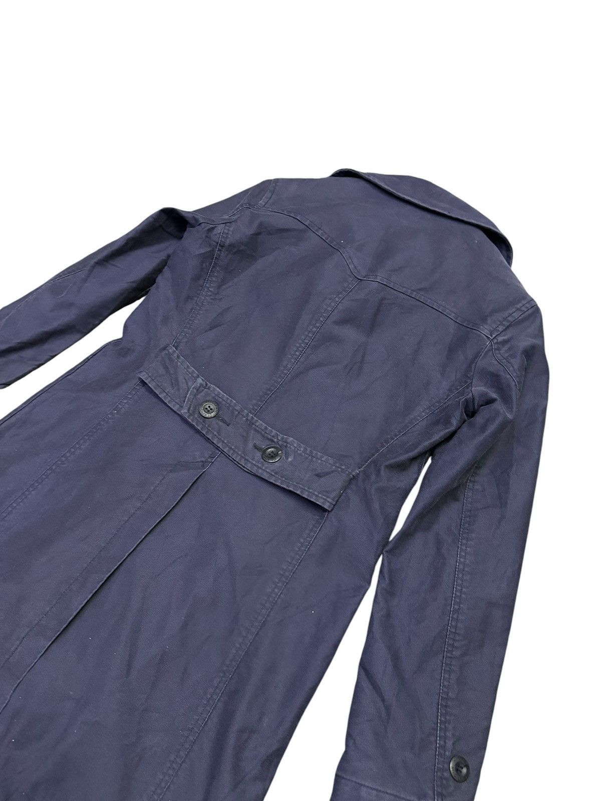 Hysteric Glamour Hysteric Glamour Navy Blue Trench Coat Size S / US 4 / IT 40 - 9 Thumbnail