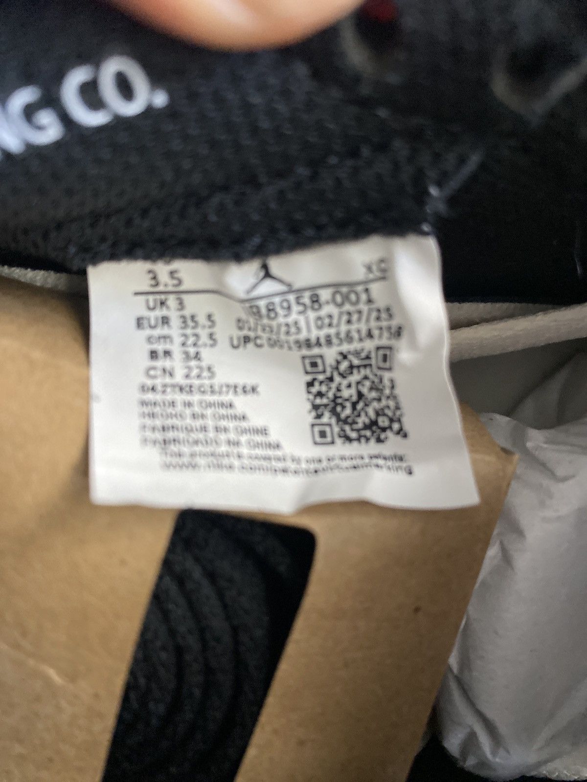 Jordan Brand Size 3.5 Nigel Sylvester Bike Size Men’s 3.5 Size US 5 / EU 37 - 6 Thumbnail