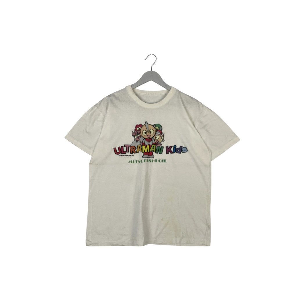 Designer × Vintage vintage T-shirt ultra men kids Mitsubishi oil - white Size US M / EU 48-50 / 2 - 1 Thumbnail