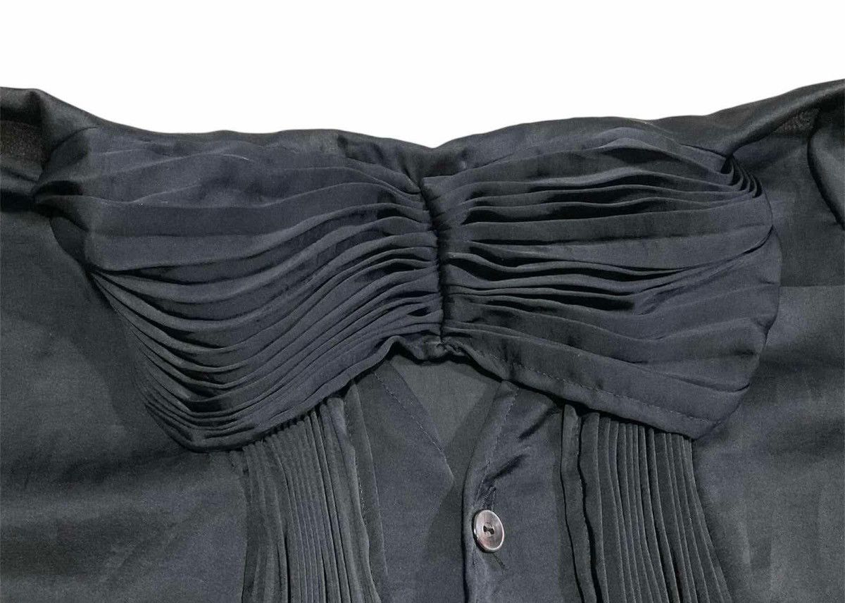 Yohji Yamamoto 🔥Y2K Japanese Gomme Homme Pleats Bondage Shirt Goth Punk Size US L / EU 52-54 / 3 - 10 Thumbnail